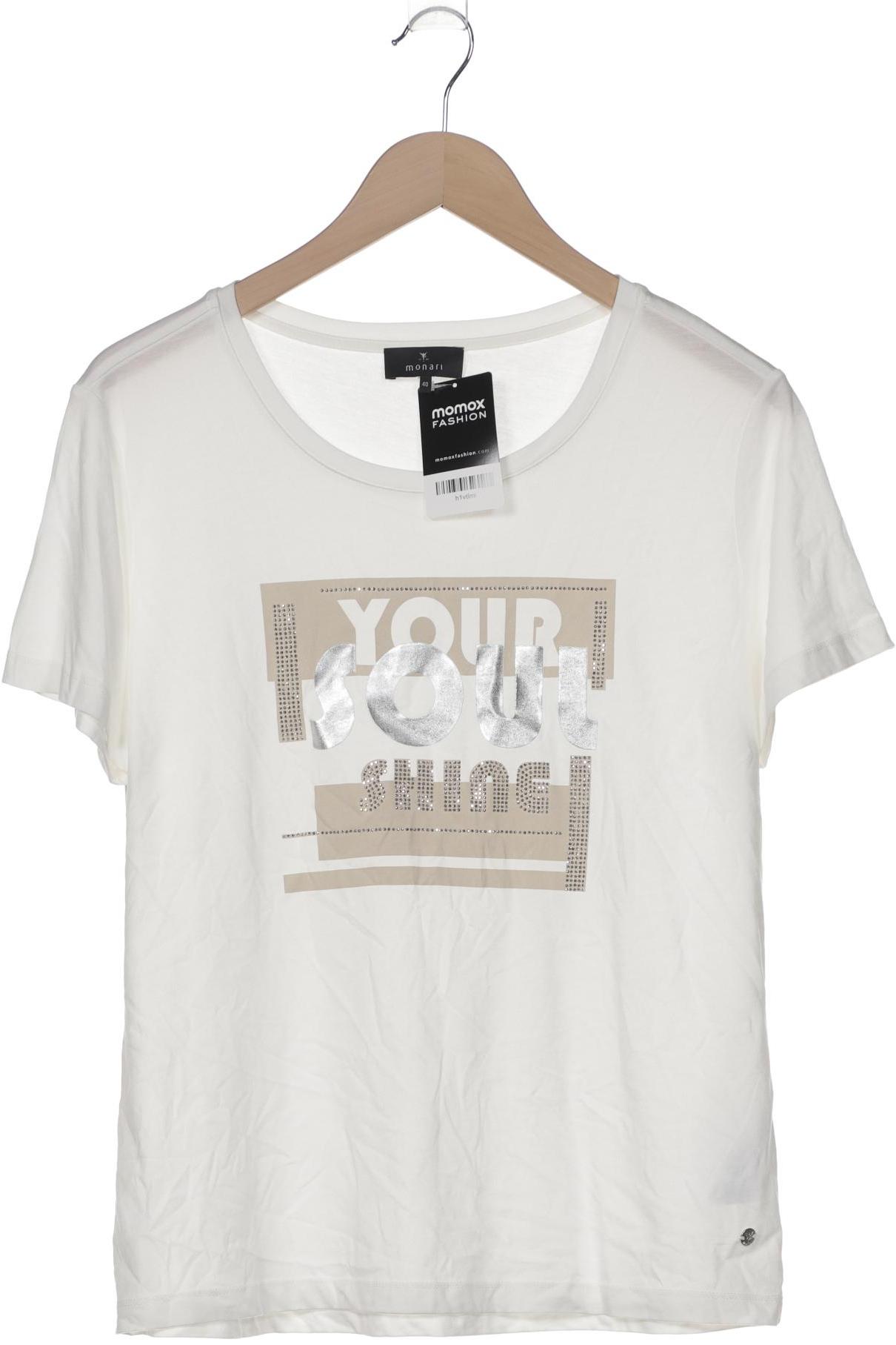 

monari Damen T-Shirt, weiß, Gr. 40