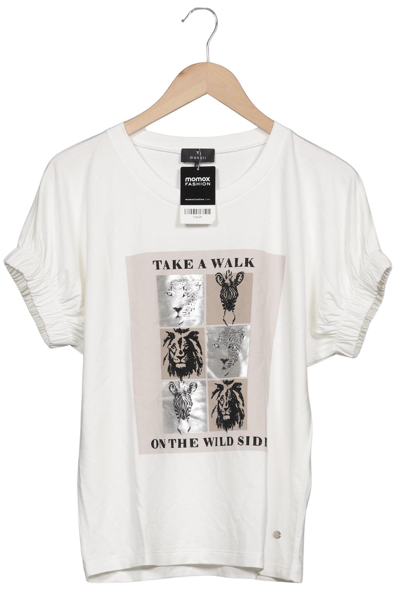 

monari Damen T-Shirt, weiß, Gr. 34