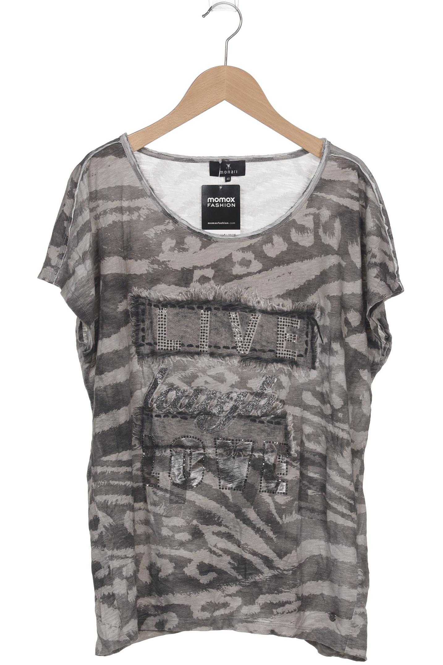 

monari Damen T-Shirt, grau, Gr. 40