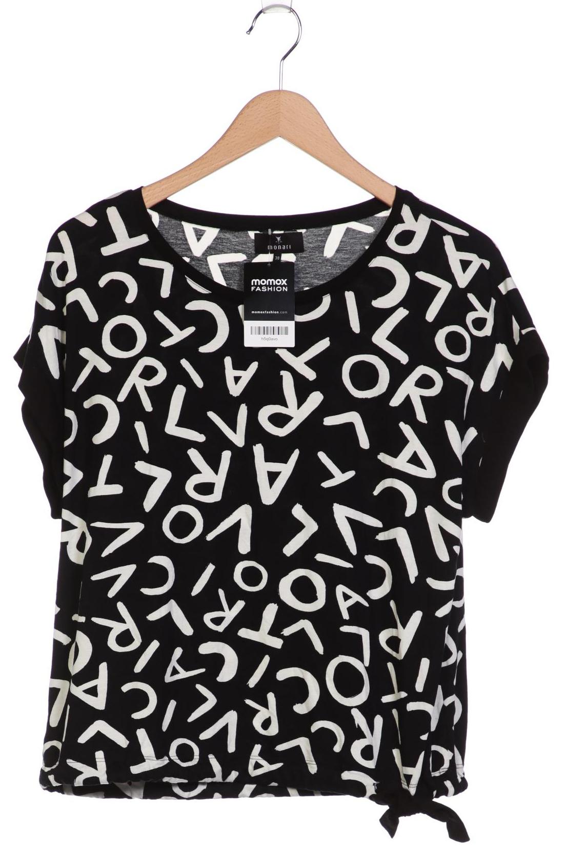 

monari Damen T-Shirt, schwarz, Gr. 38