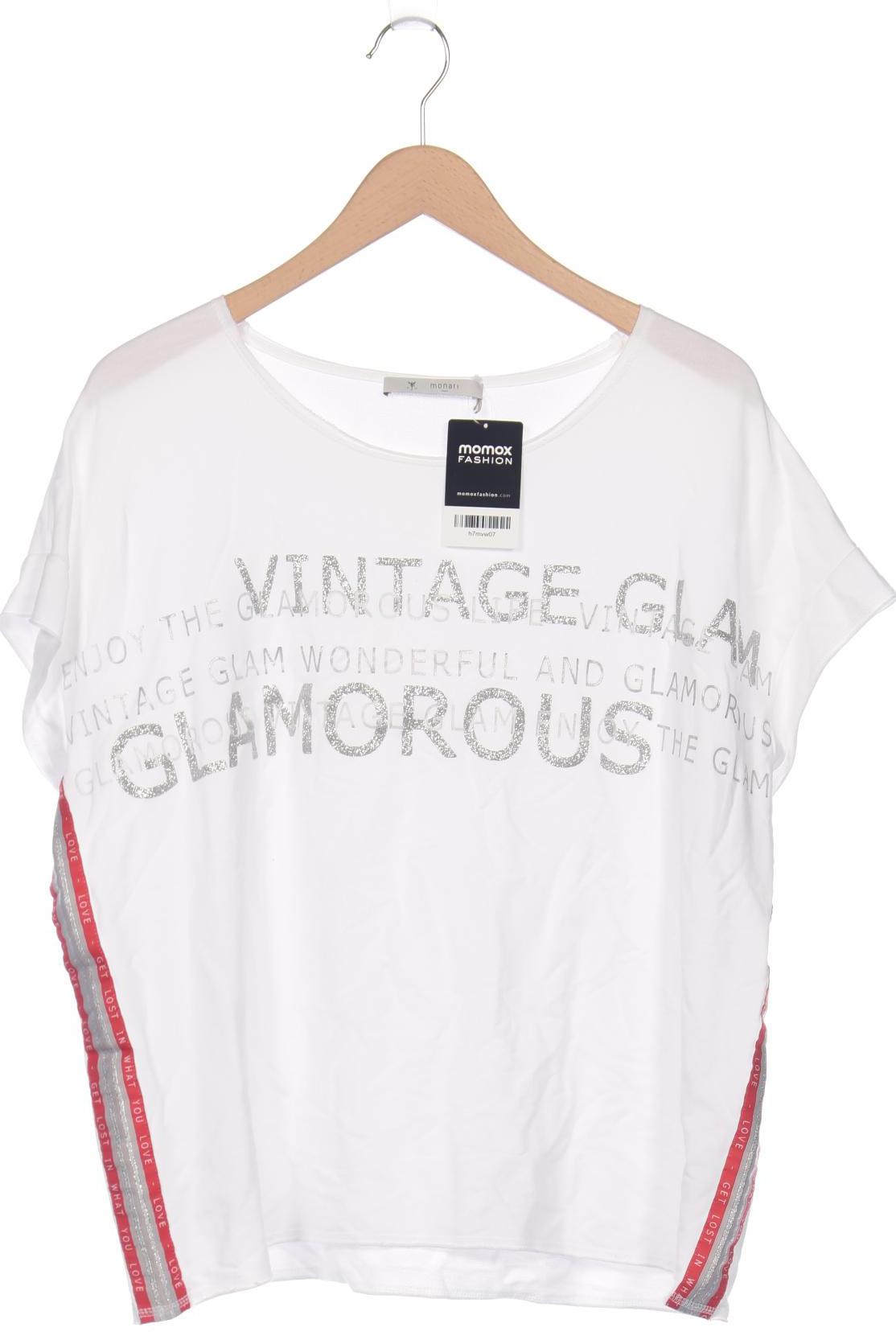 

monari Damen T-Shirt, weiß, Gr. 42