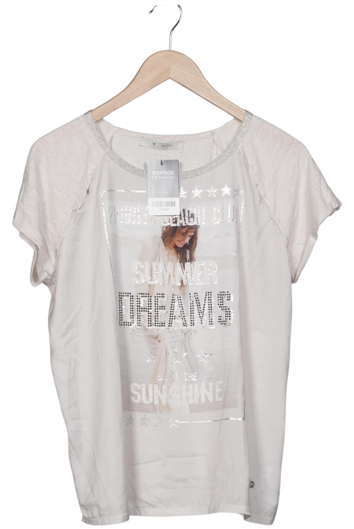 

monari Damen T-Shirt, beige, Gr. 38