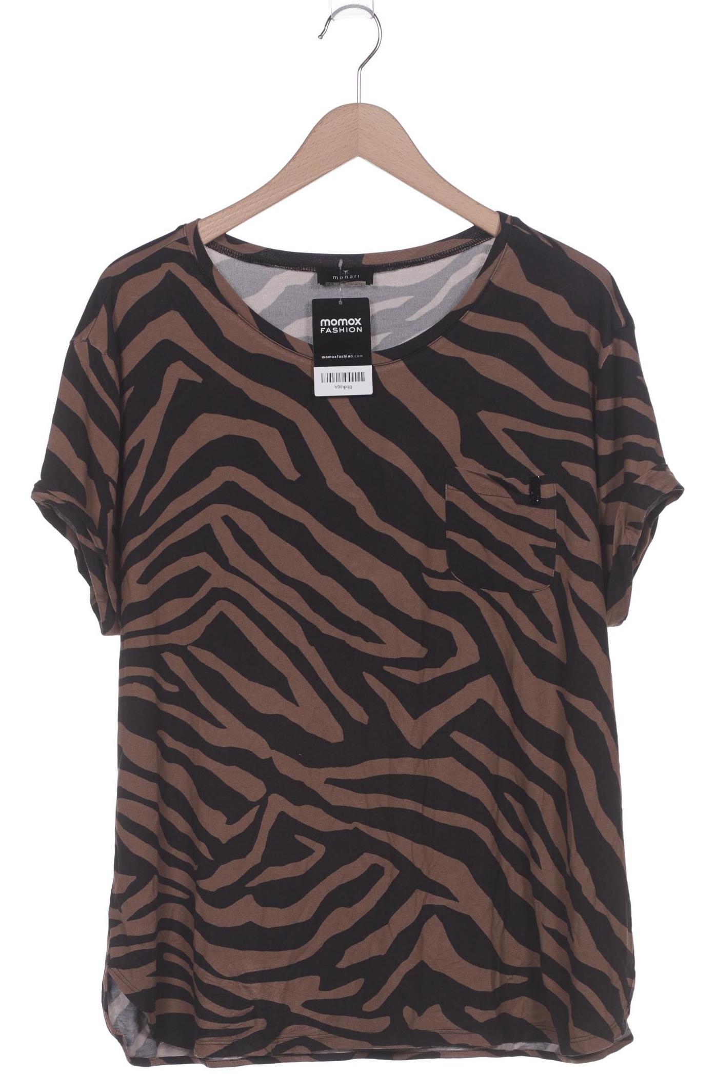 

monari Damen T-Shirt, braun, Gr. 48
