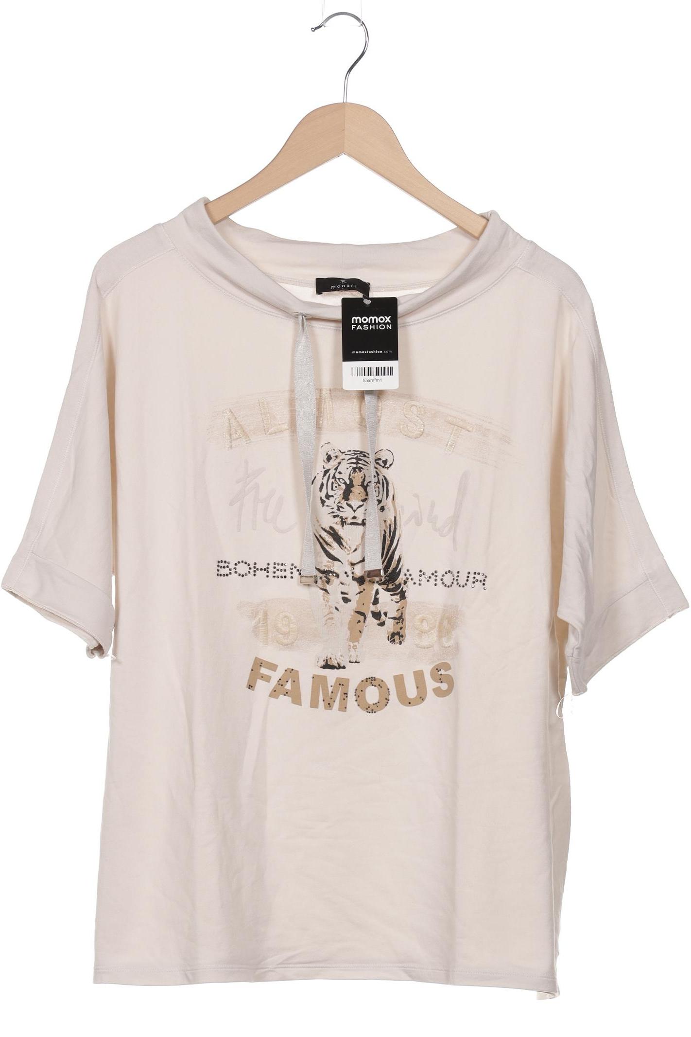

monari Damen T-Shirt, cremeweiß, Gr. 46