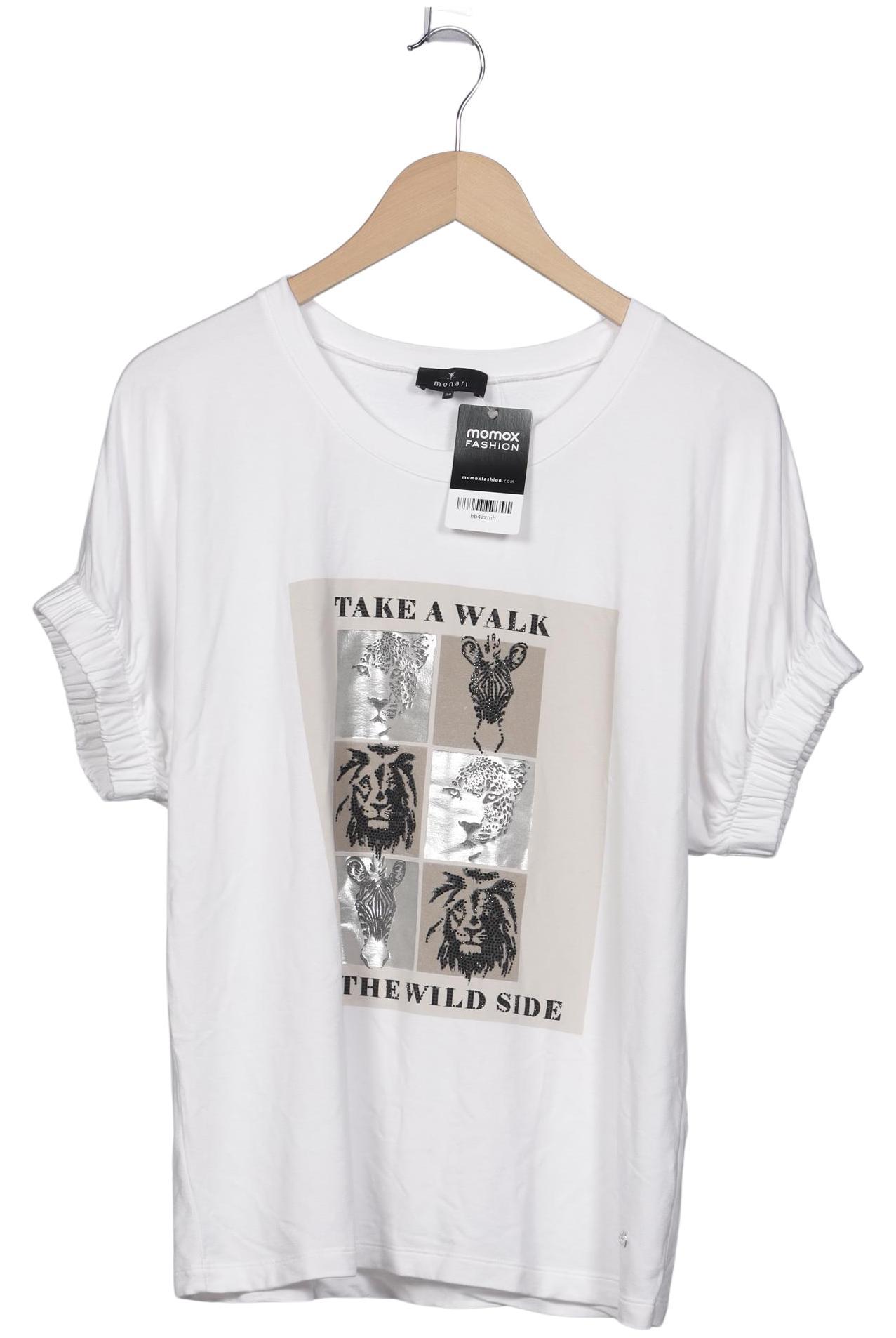 

monari Damen T-Shirt, weiß, Gr. 38