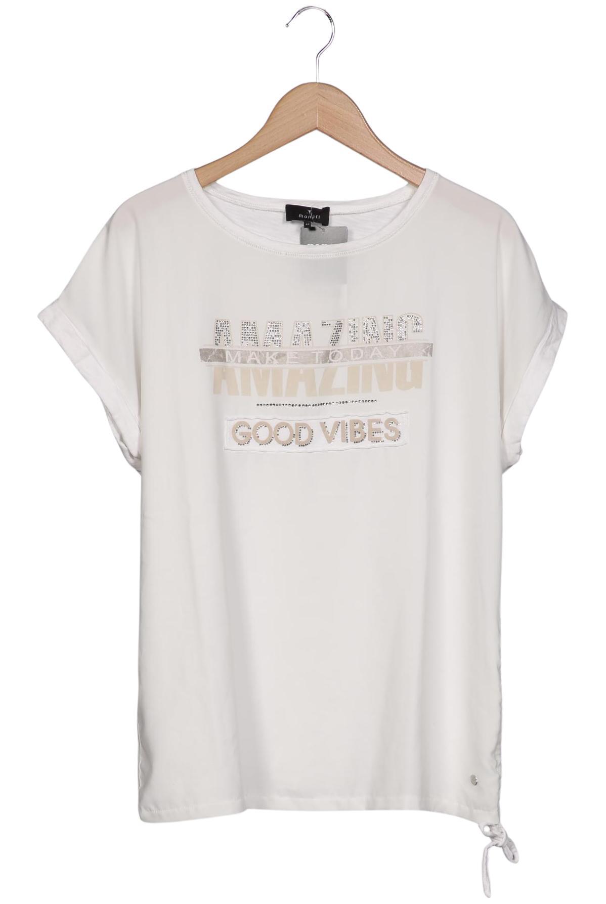

monari Damen T-Shirt, weiß, Gr. 42