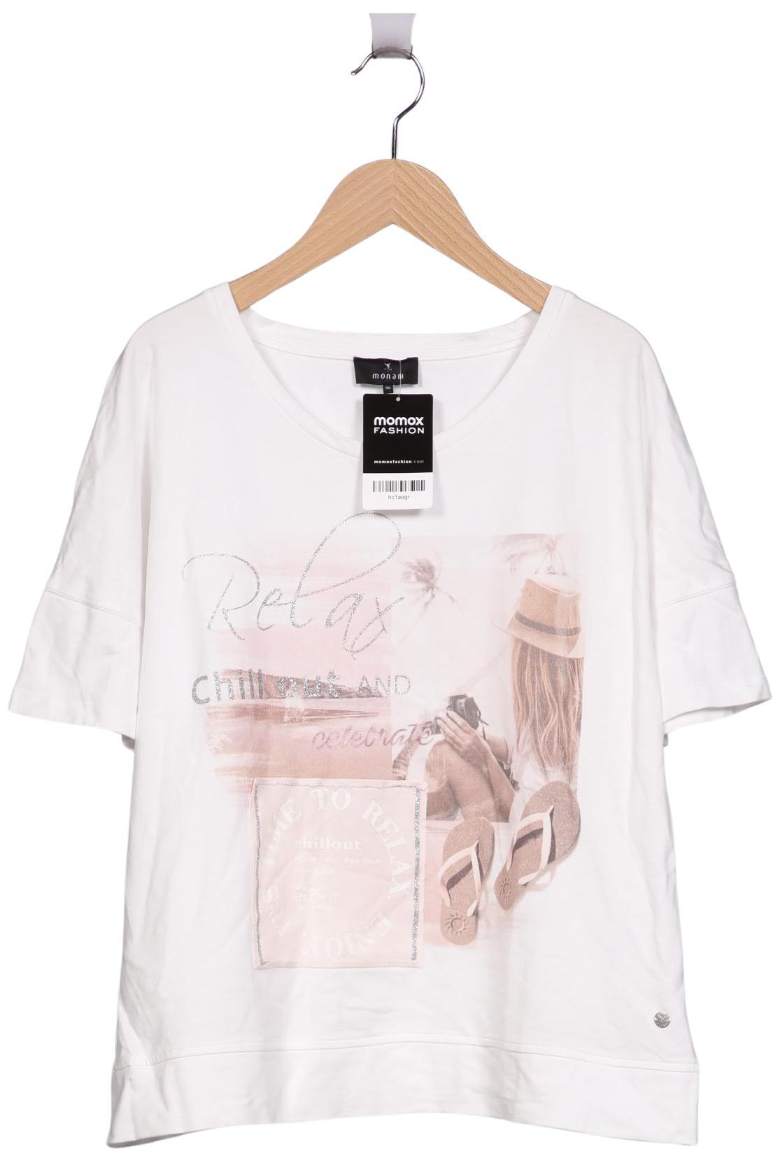

monari Damen T-Shirt, weiß, Gr. 36