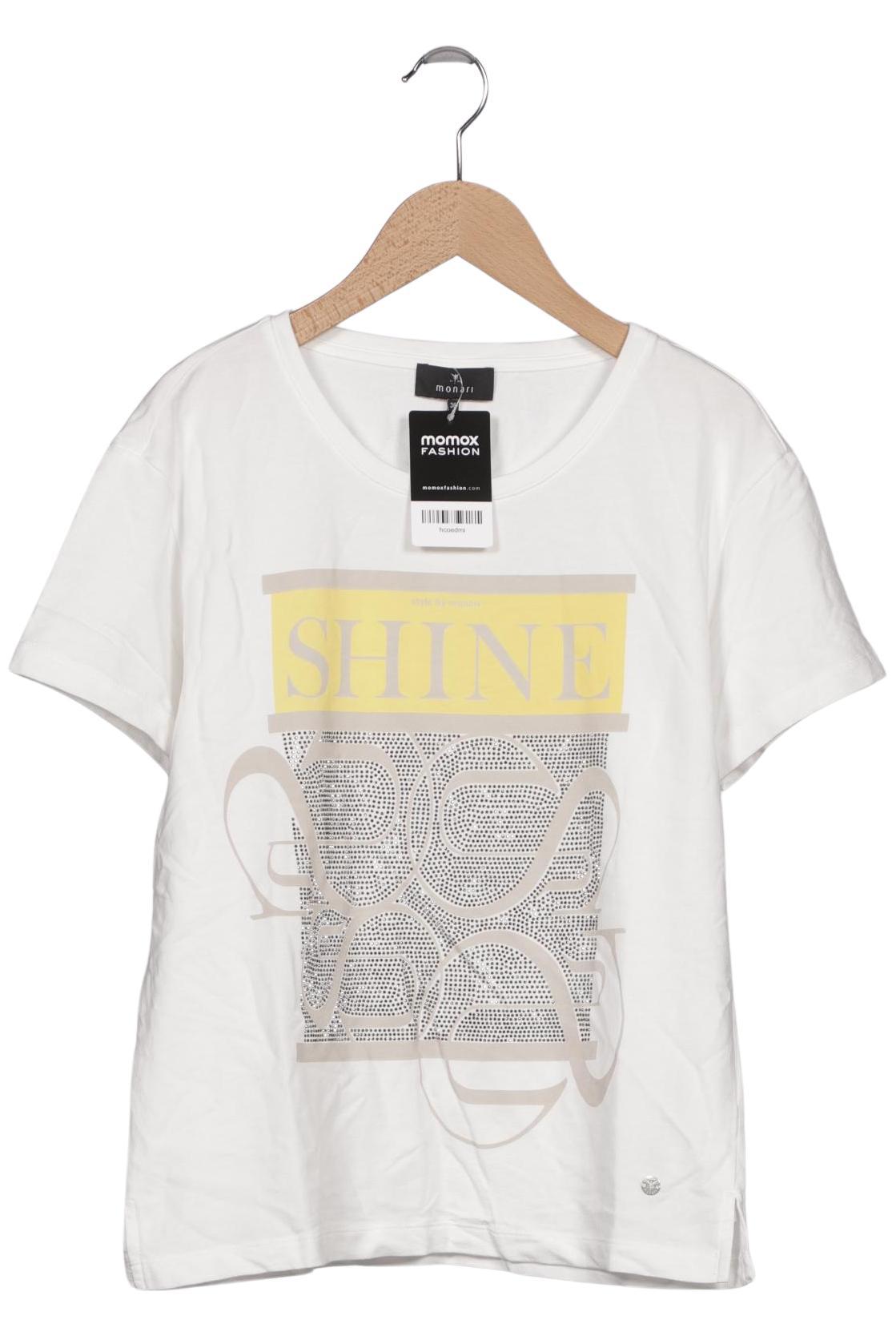

monari Damen T-Shirt, weiß, Gr. 36
