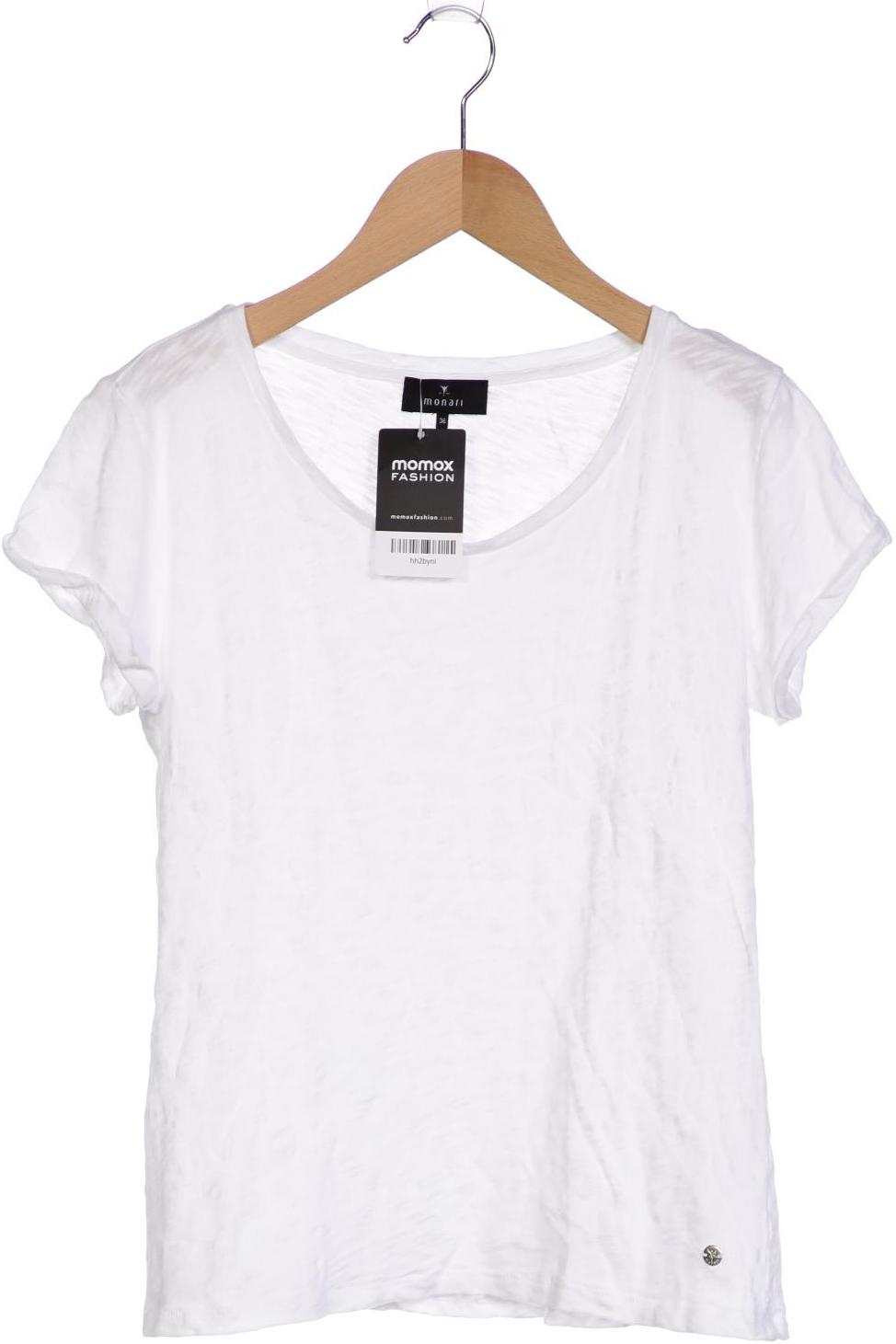 

monari Damen T-Shirt, weiß, Gr. 36