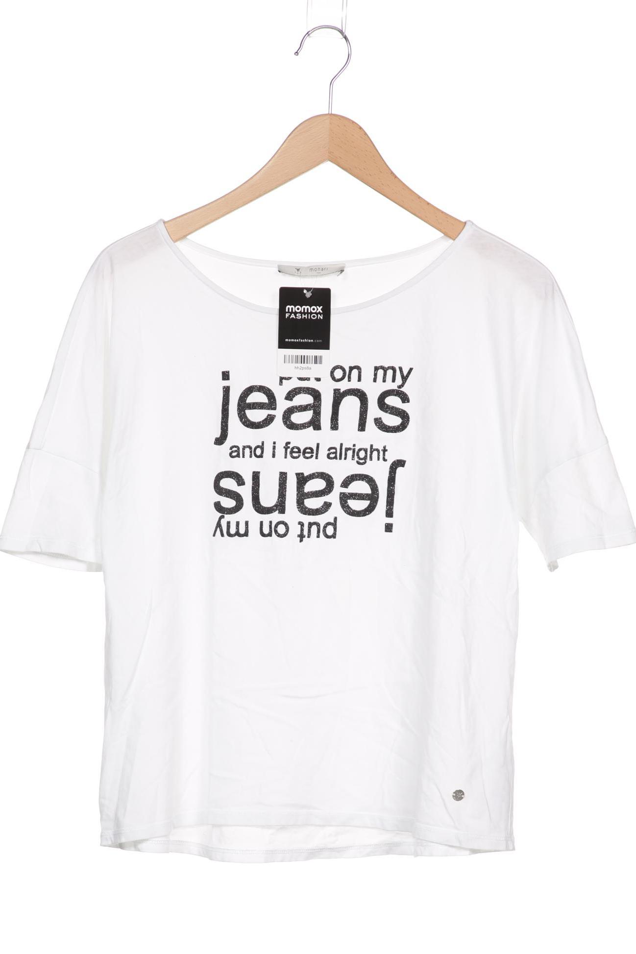 

monari Damen T-Shirt, weiß