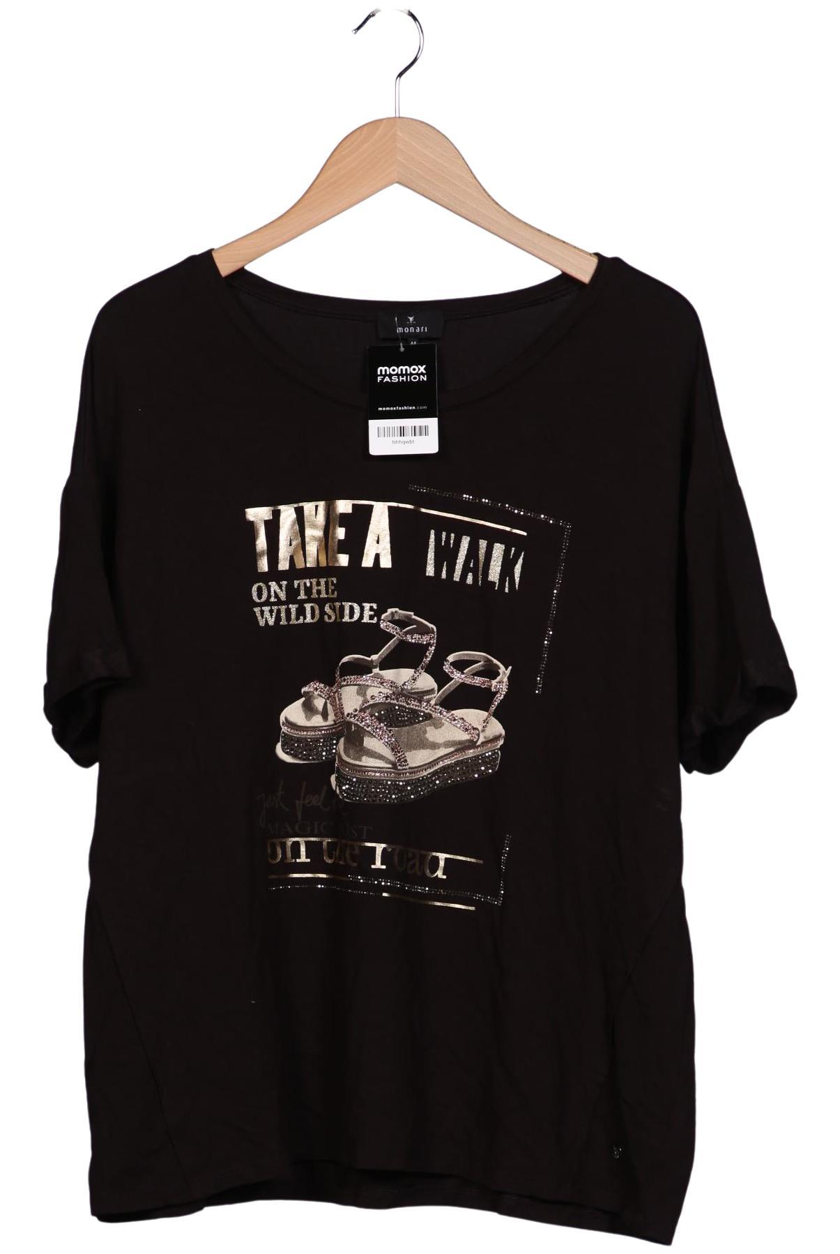

monari Damen T-Shirt, schwarz, Gr. 44