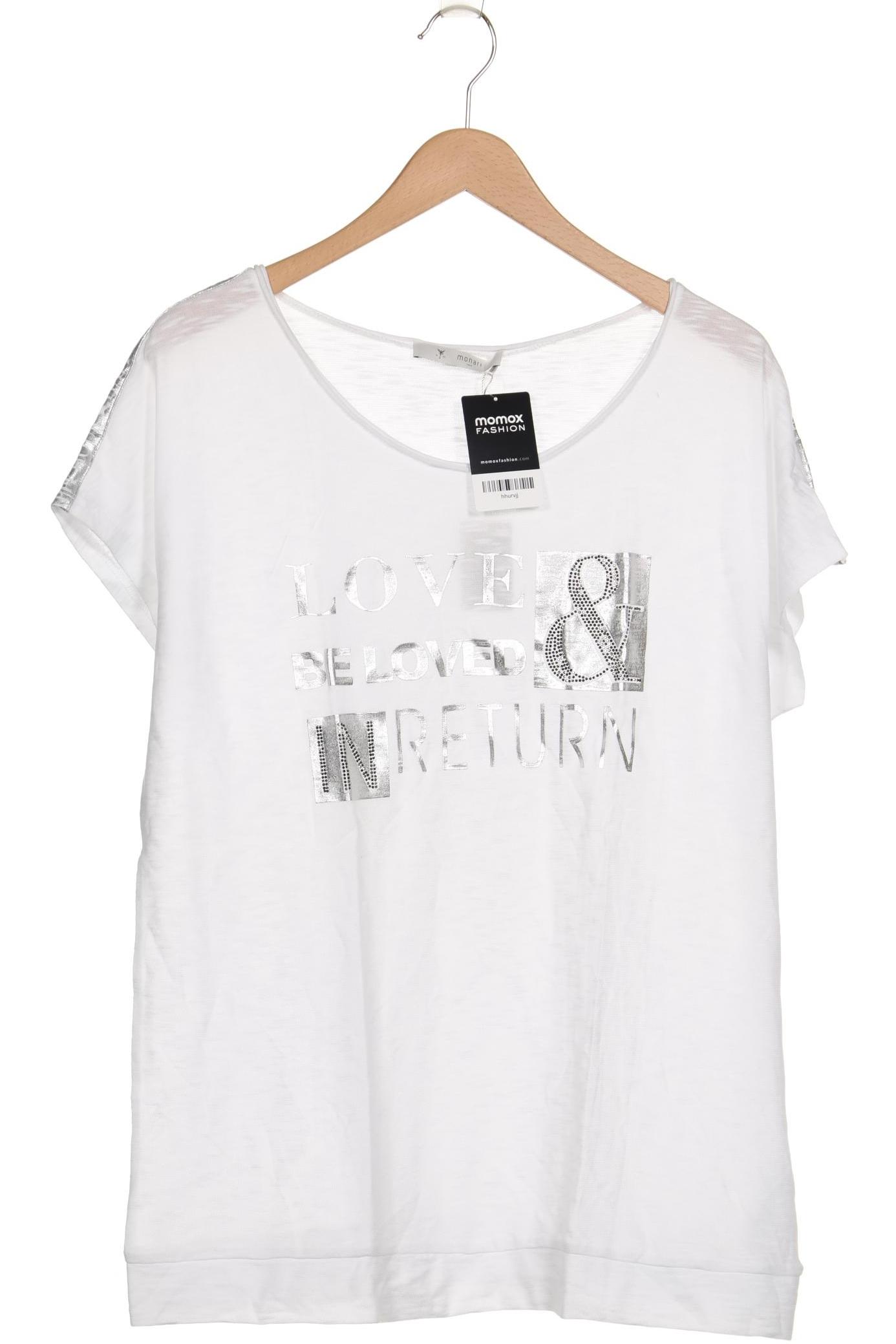

monari Damen T-Shirt, weiß, Gr. 44
