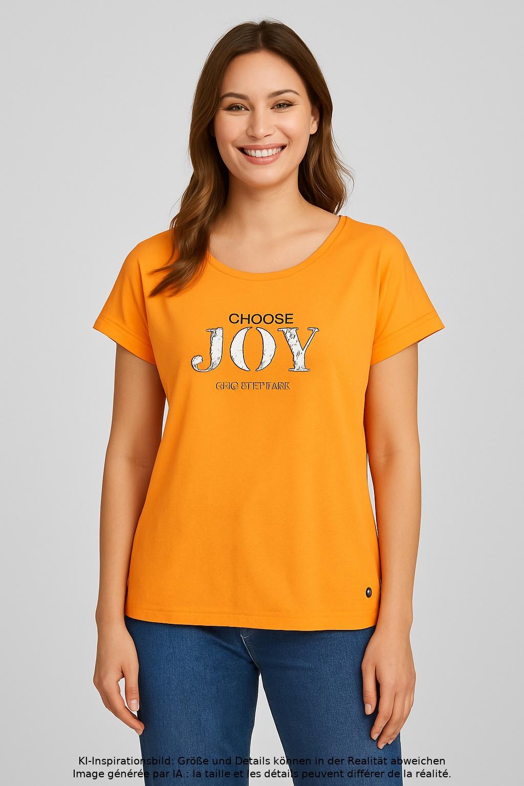 

monari Damen T-Shirt, orange, Gr. 40