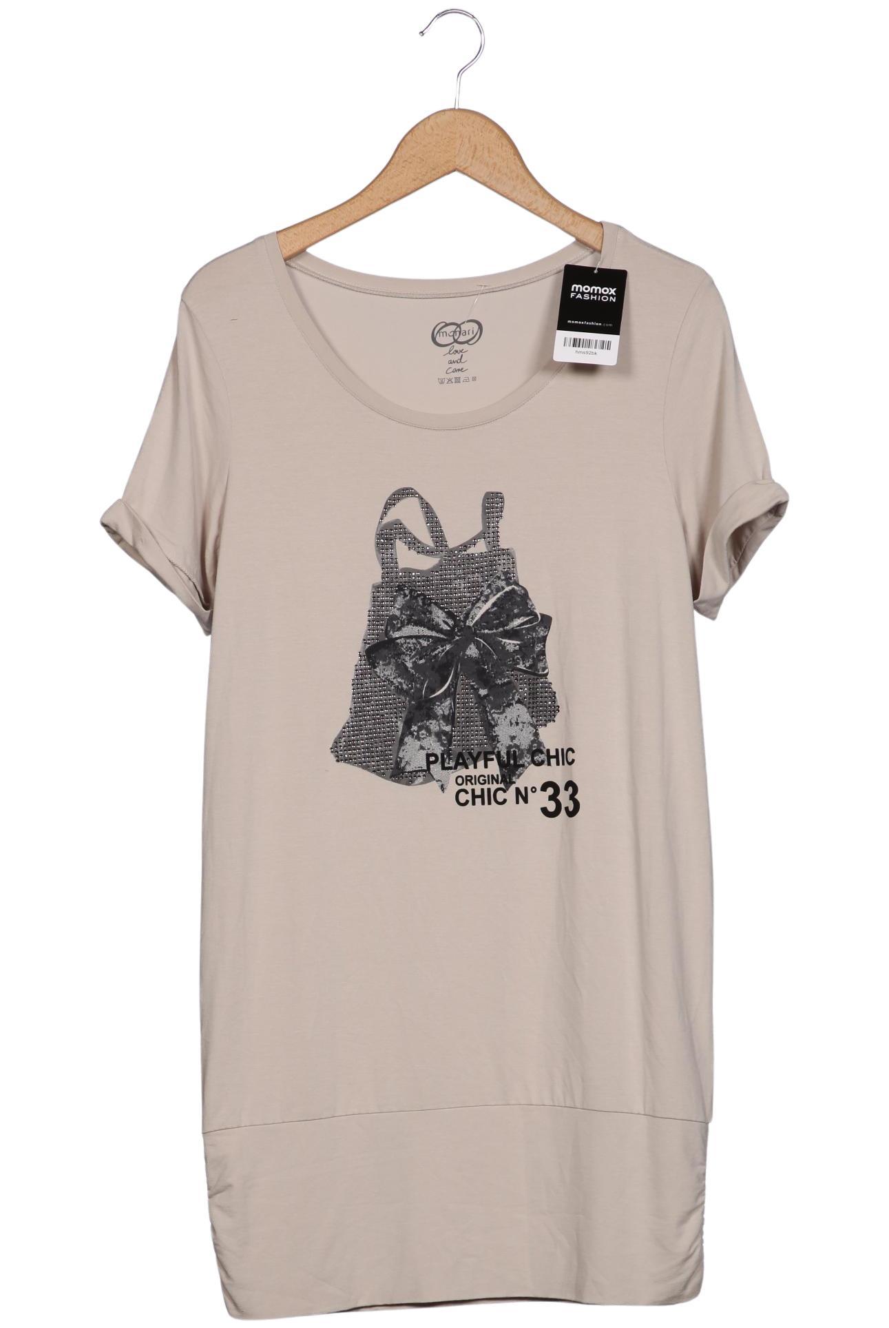 

monari Damen T-Shirt, beige, Gr. 40