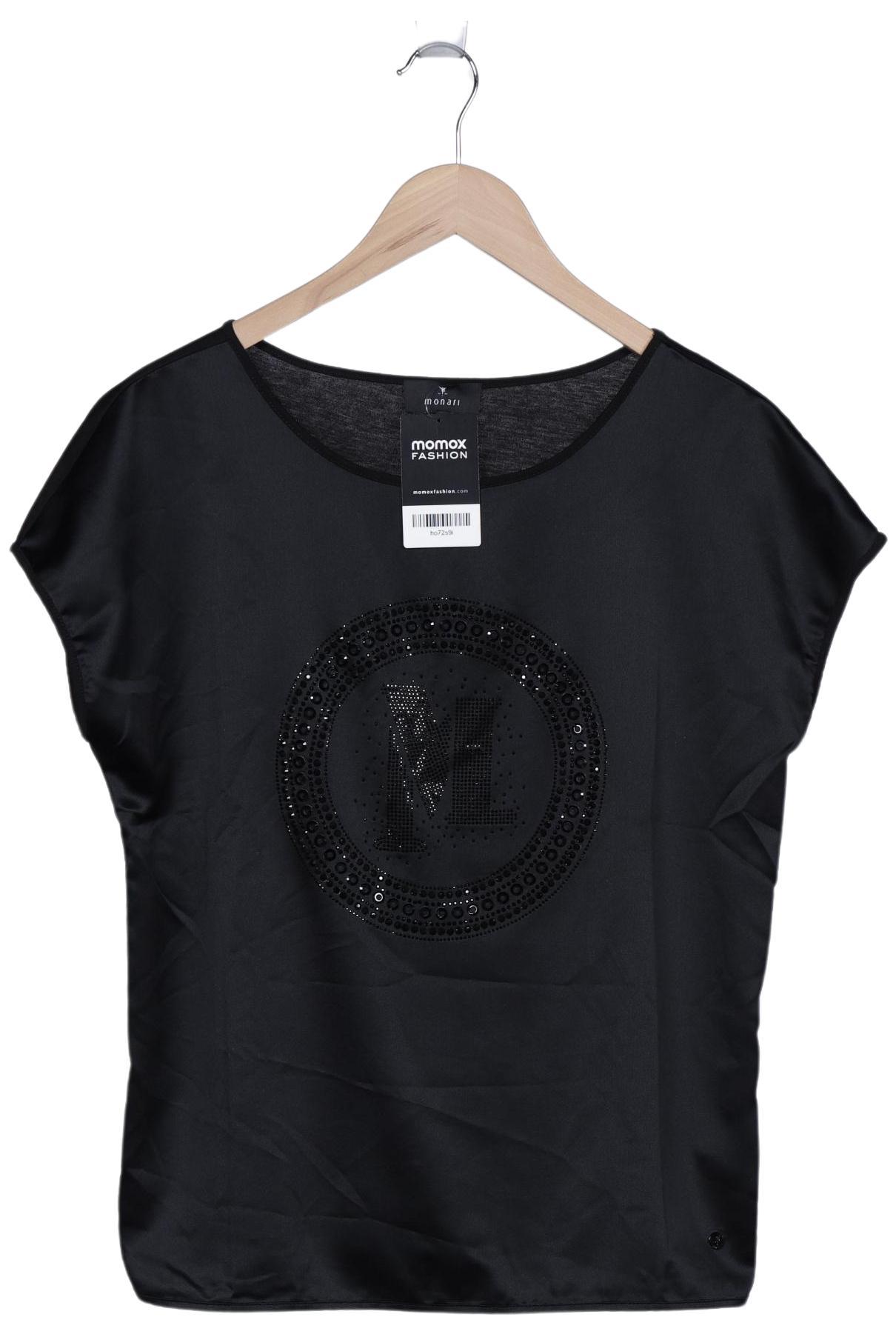 

monari Damen T-Shirt, schwarz, Gr. 38