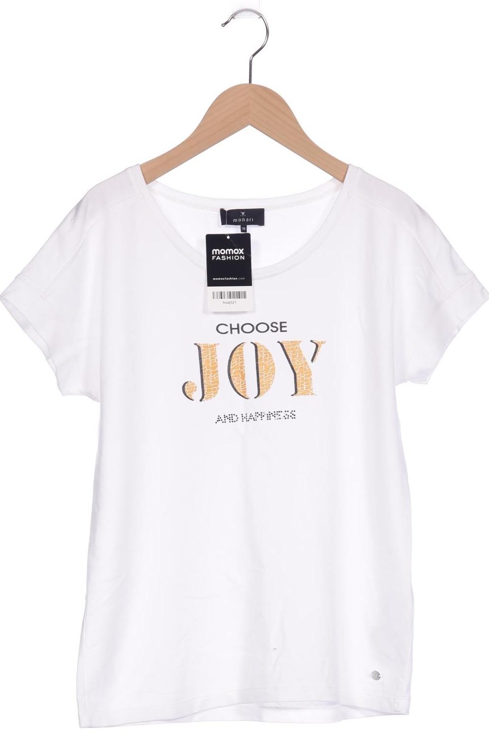 

monari Damen T-Shirt, weiß, Gr. 36