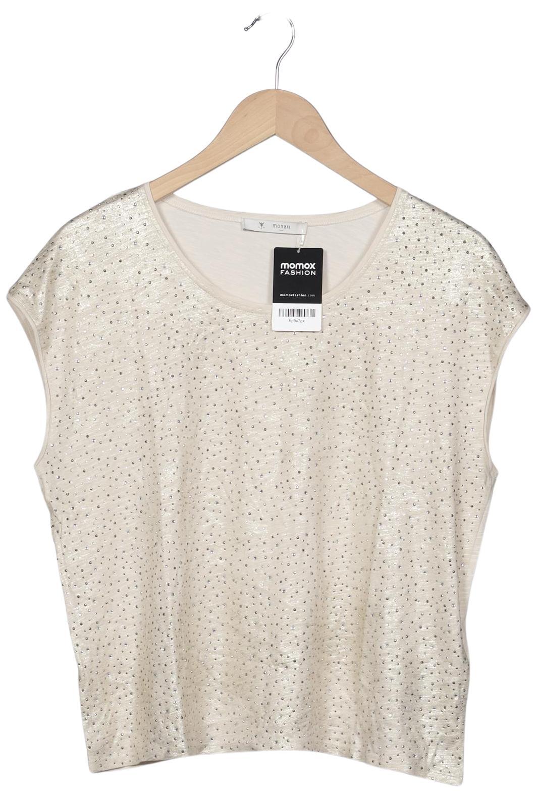 

monari Damen T-Shirt, beige, Gr. 36