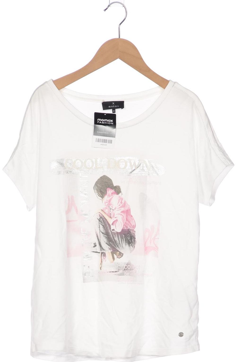 

monari Damen T-Shirt, weiß, Gr. 36