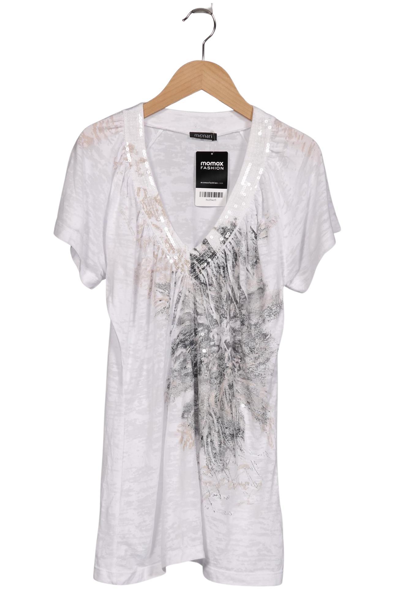 

monari Damen T-Shirt, weiß, Gr. 40