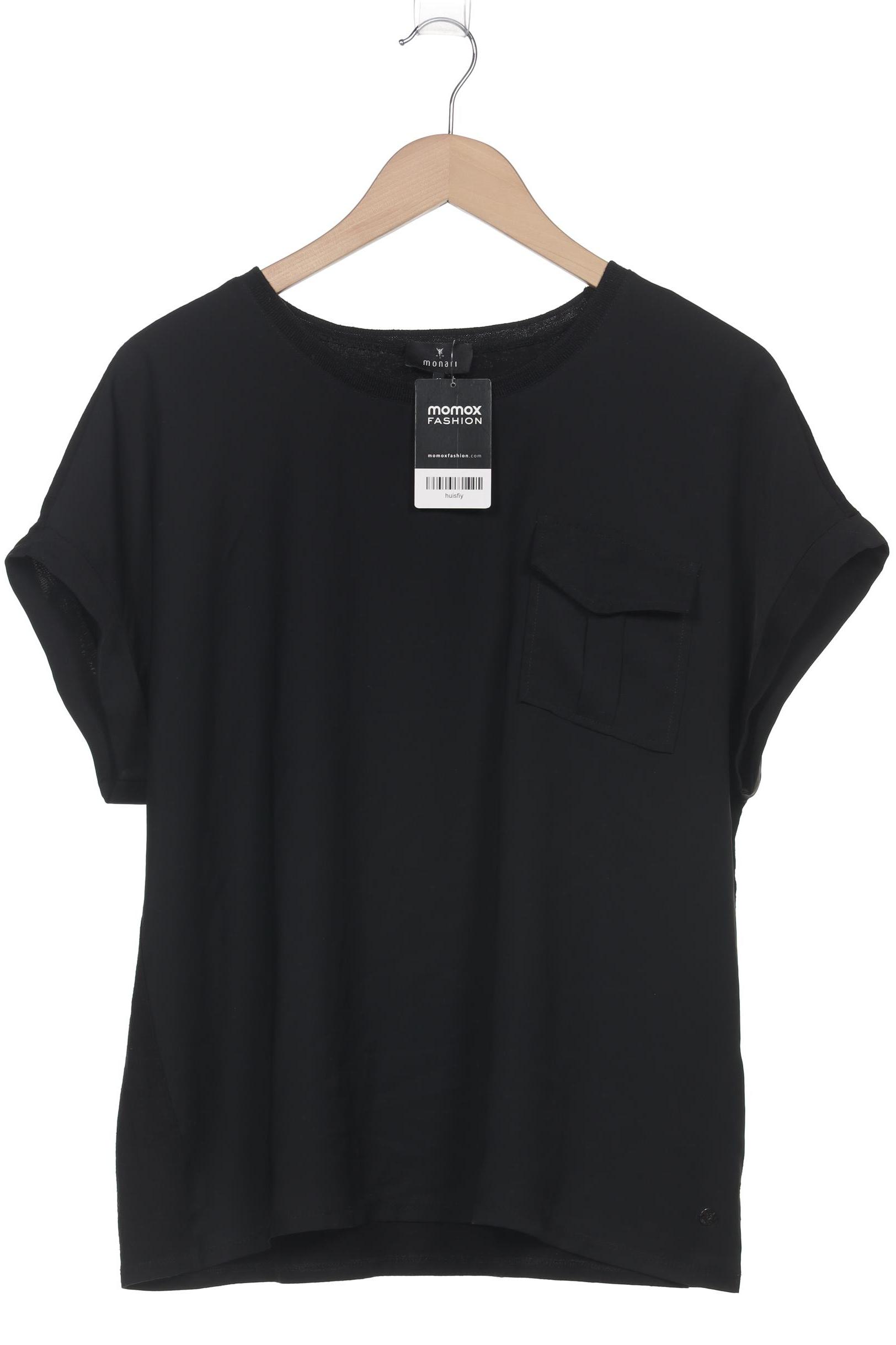 

monari Damen T-Shirt, schwarz, Gr. 42