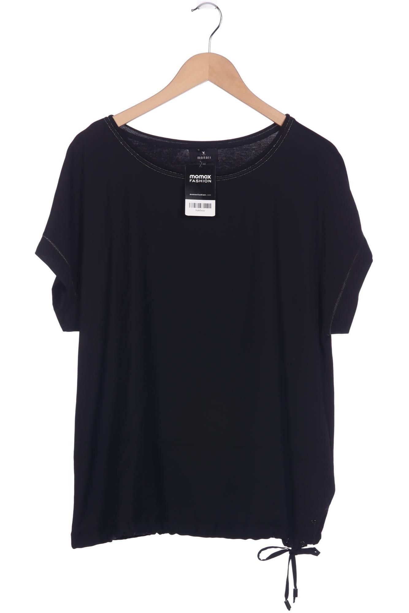 

monari Damen T-Shirt, schwarz, Gr. 44