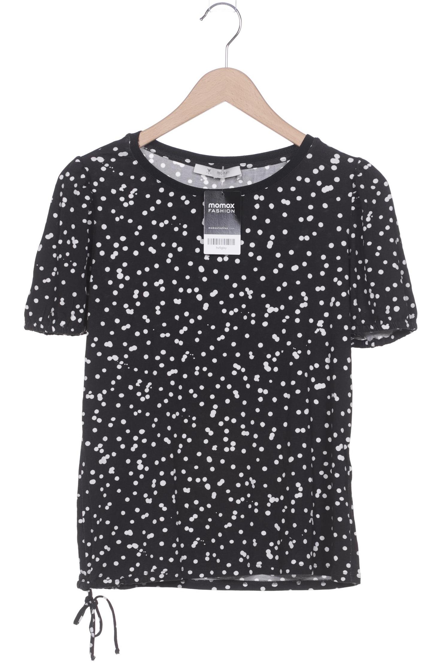 

monari Damen T-Shirt, schwarz, Gr. 36