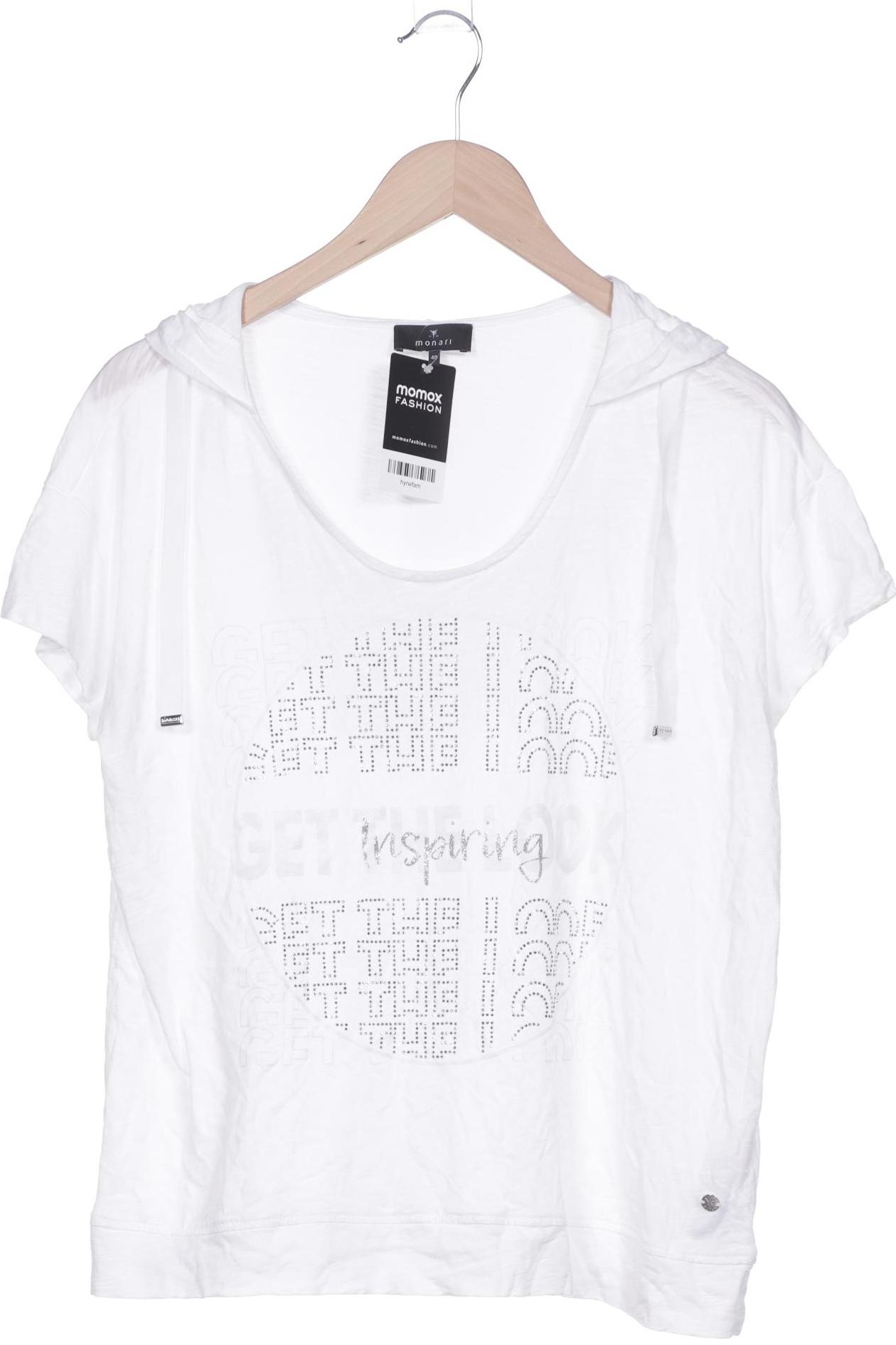 

monari Damen T-Shirt, weiß, Gr. 40
