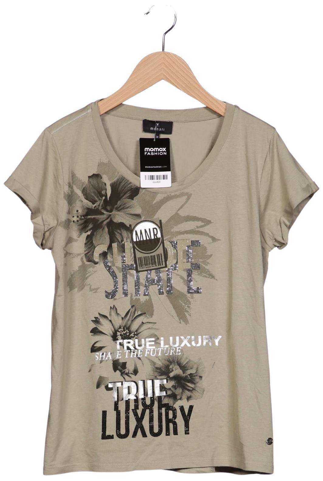 

monari Damen T-Shirt, beige, Gr. 38