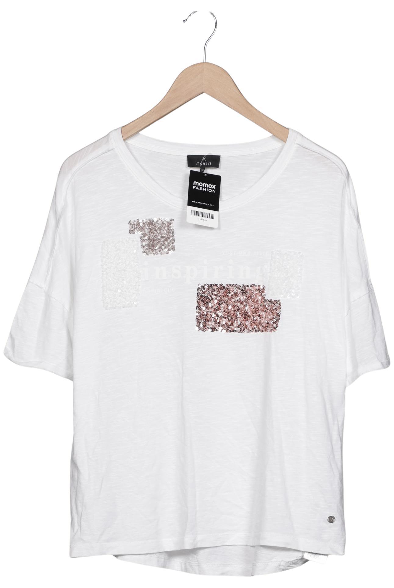 

monari Damen T-Shirt, weiß, Gr. 40