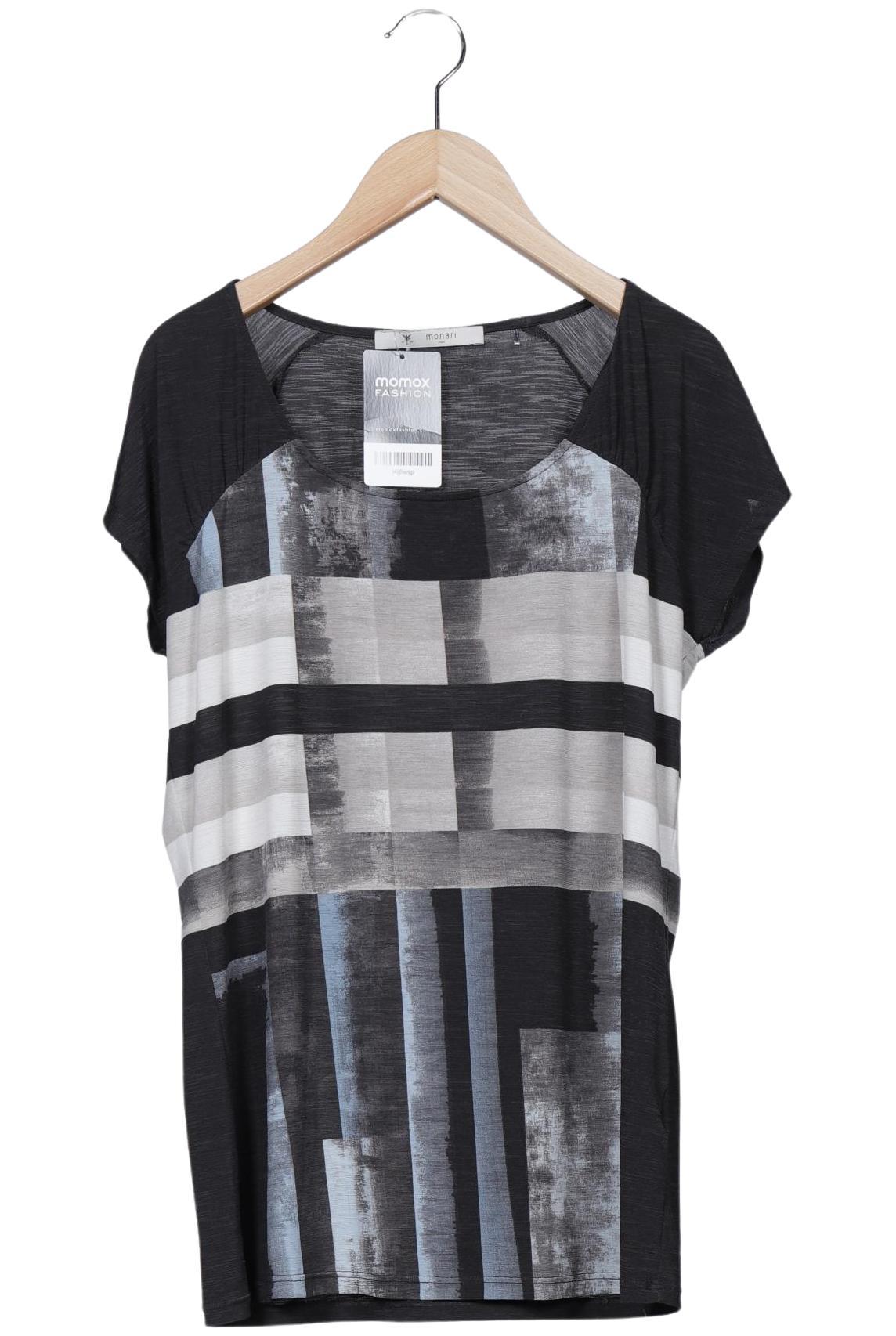 

monari Damen T-Shirt, schwarz, Gr. 38