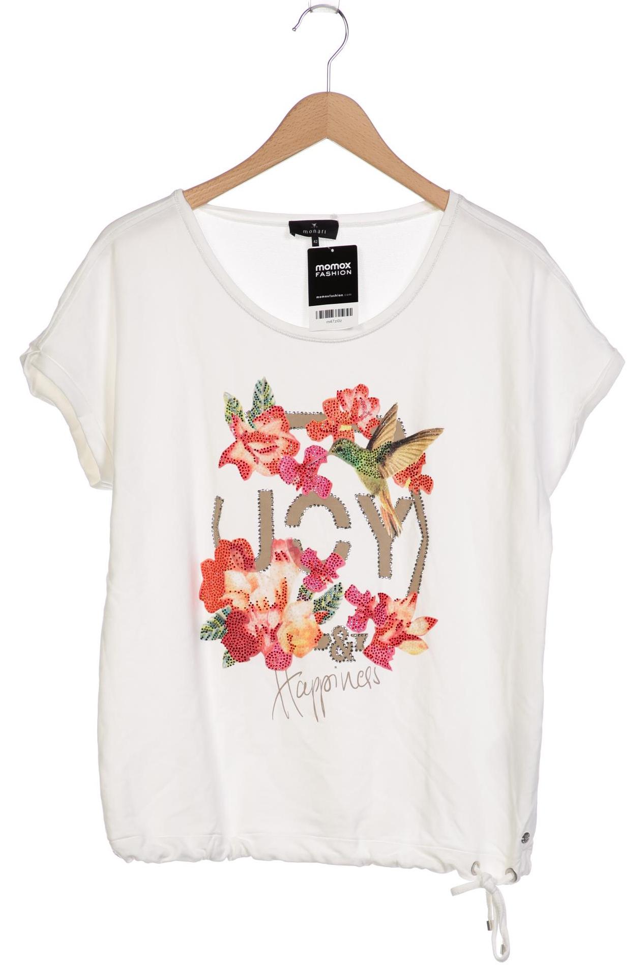 

monari Damen T-Shirt, weiß, Gr. 42