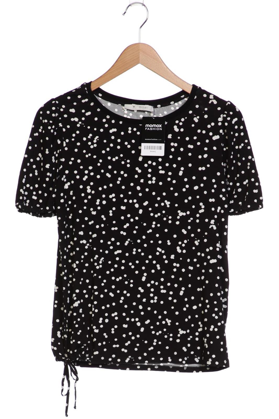 

monari Damen T-Shirt, schwarz, Gr. 36