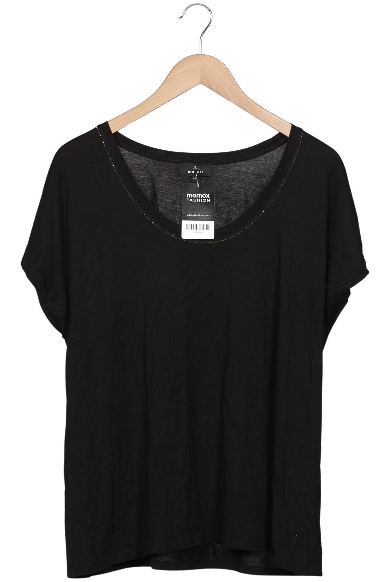 

monari Damen T-Shirt, schwarz, Gr. 44