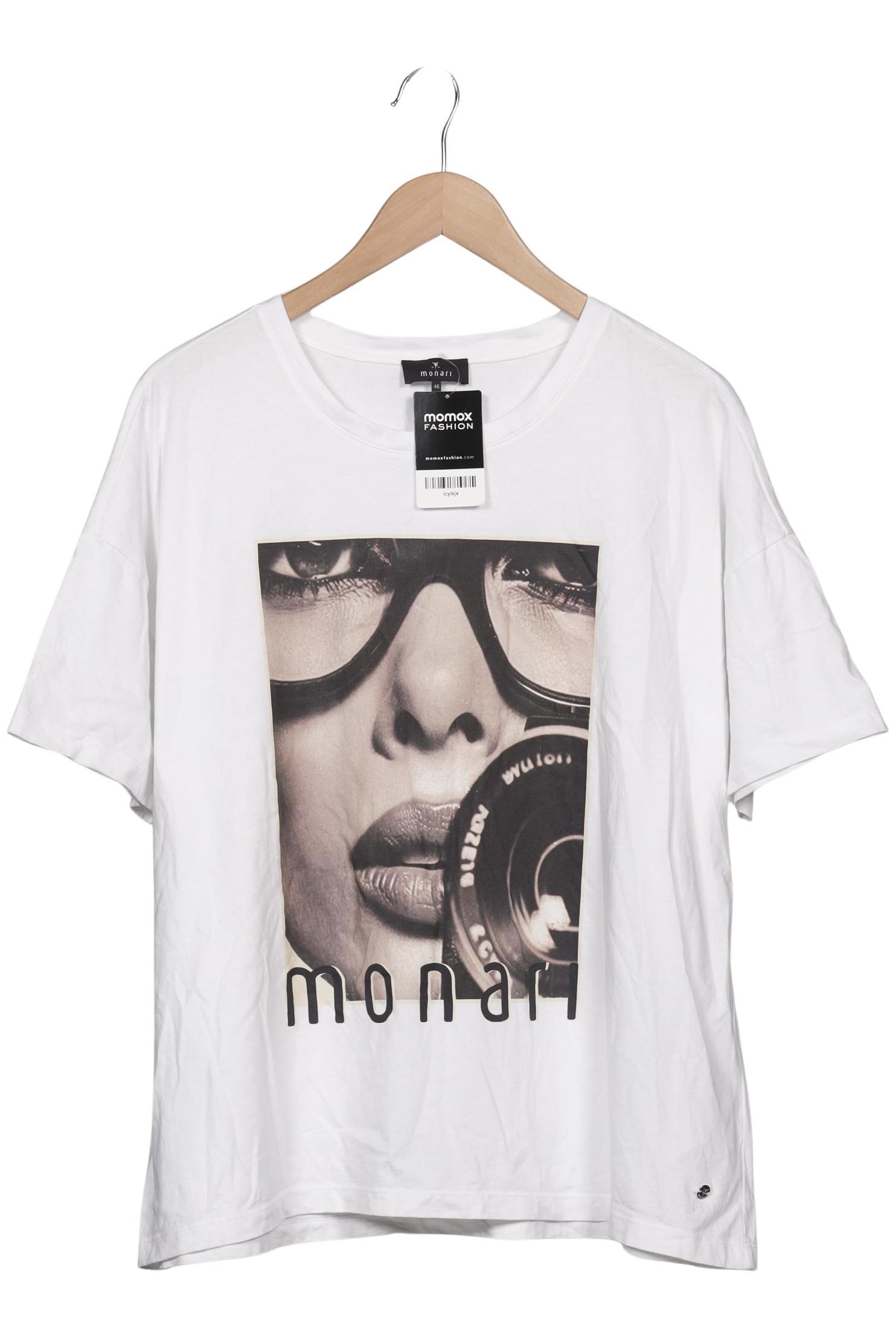 

monari Damen T-Shirt, weiß, Gr. 46