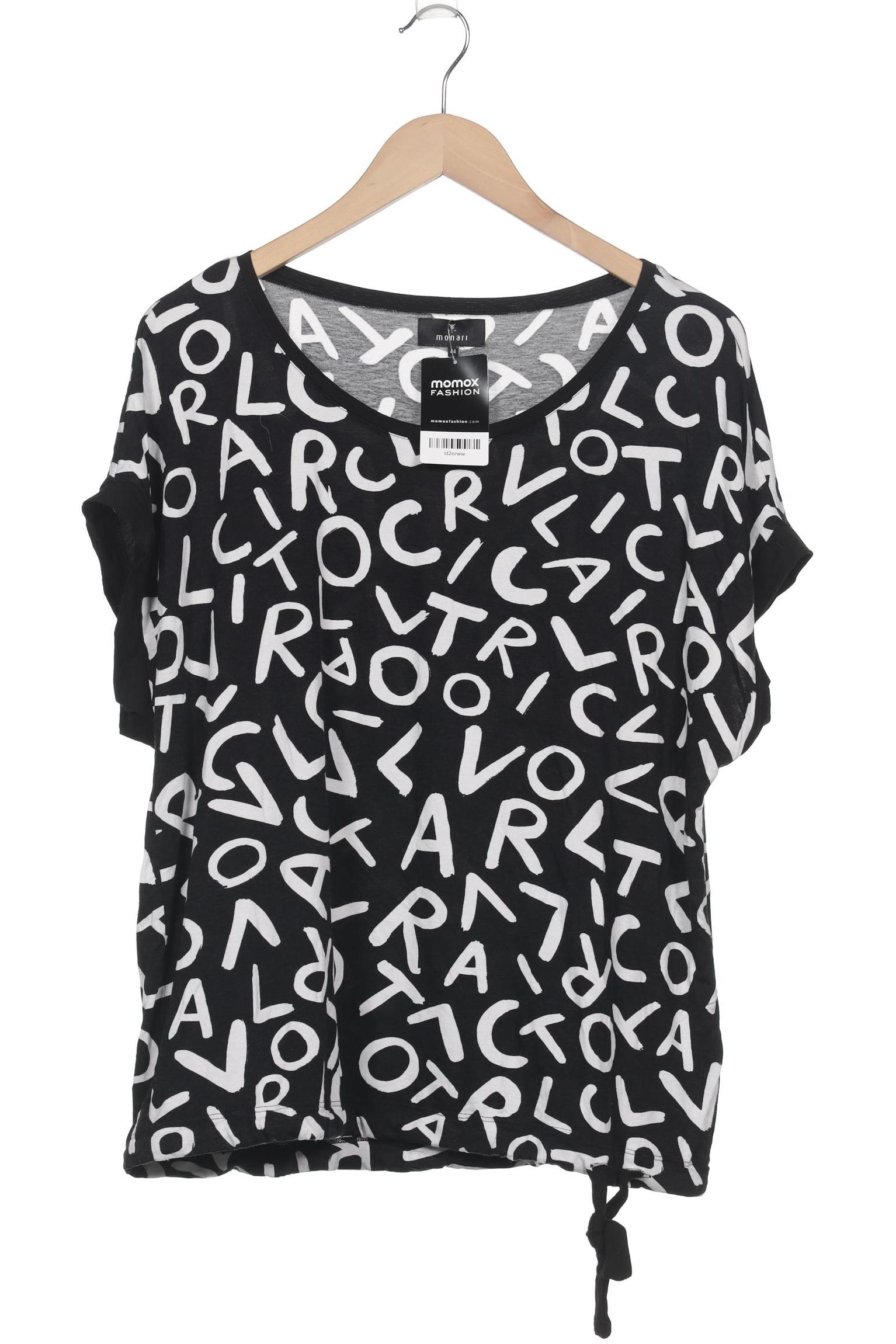 

monari Damen T-Shirt, schwarz, Gr. 44