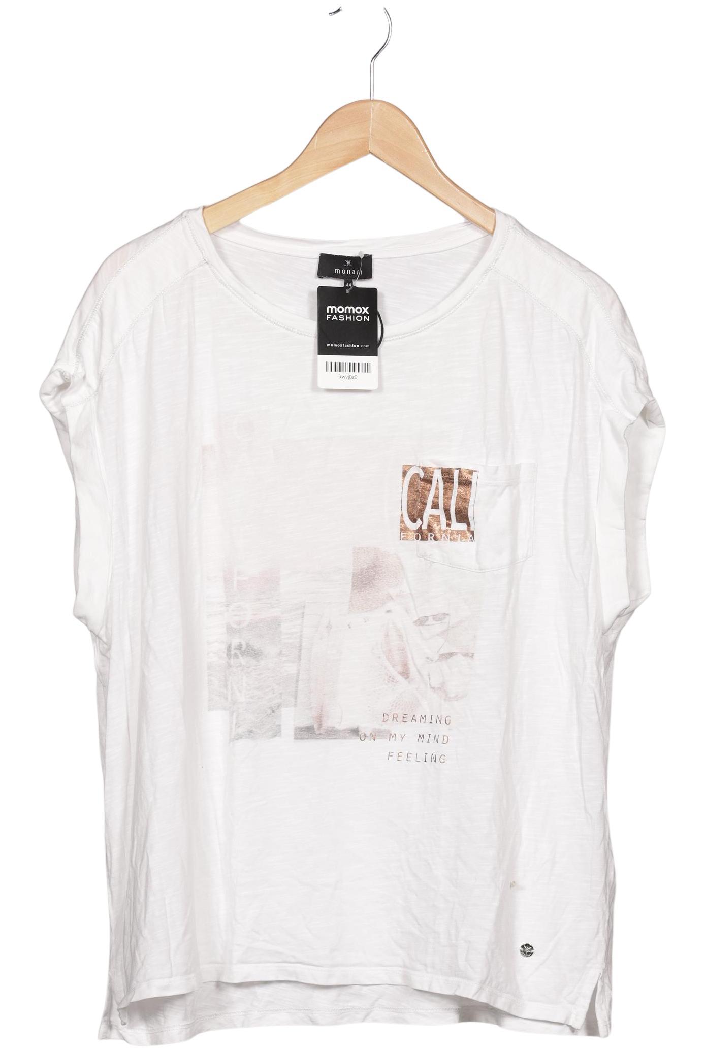 

monari Damen T-Shirt, weiß, Gr. 44