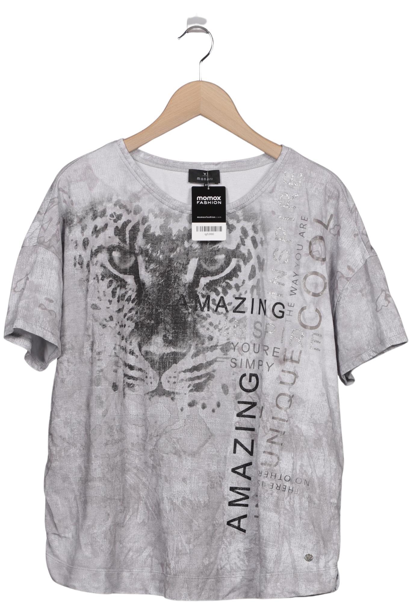 

monari Damen T-Shirt, grau, Gr. 44