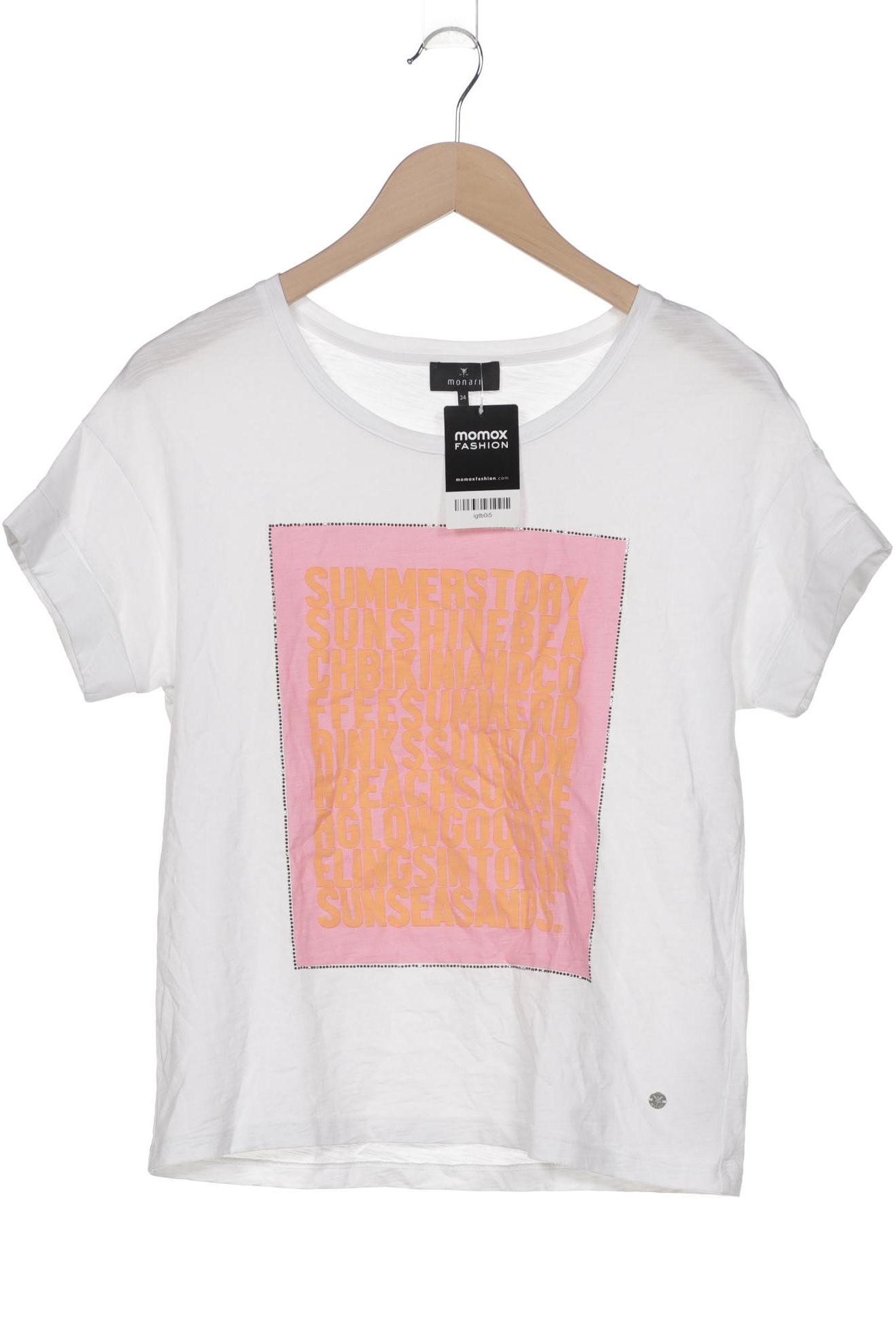 

monari Damen T-Shirt, weiß, Gr. 34