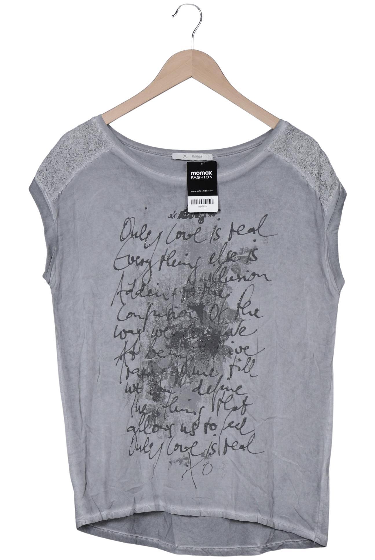 

monari Damen T-Shirt, grau, Gr. 38