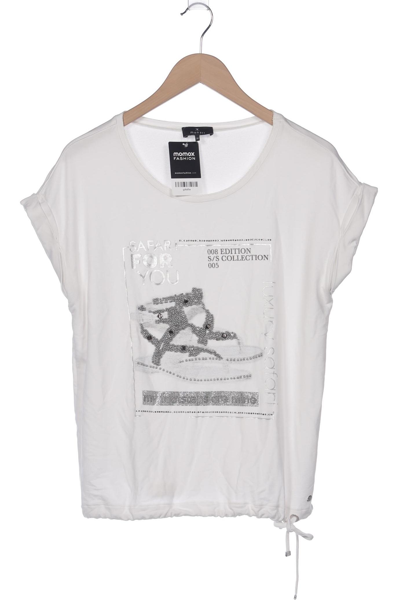 

monari Damen T-Shirt, weiß, Gr. 38