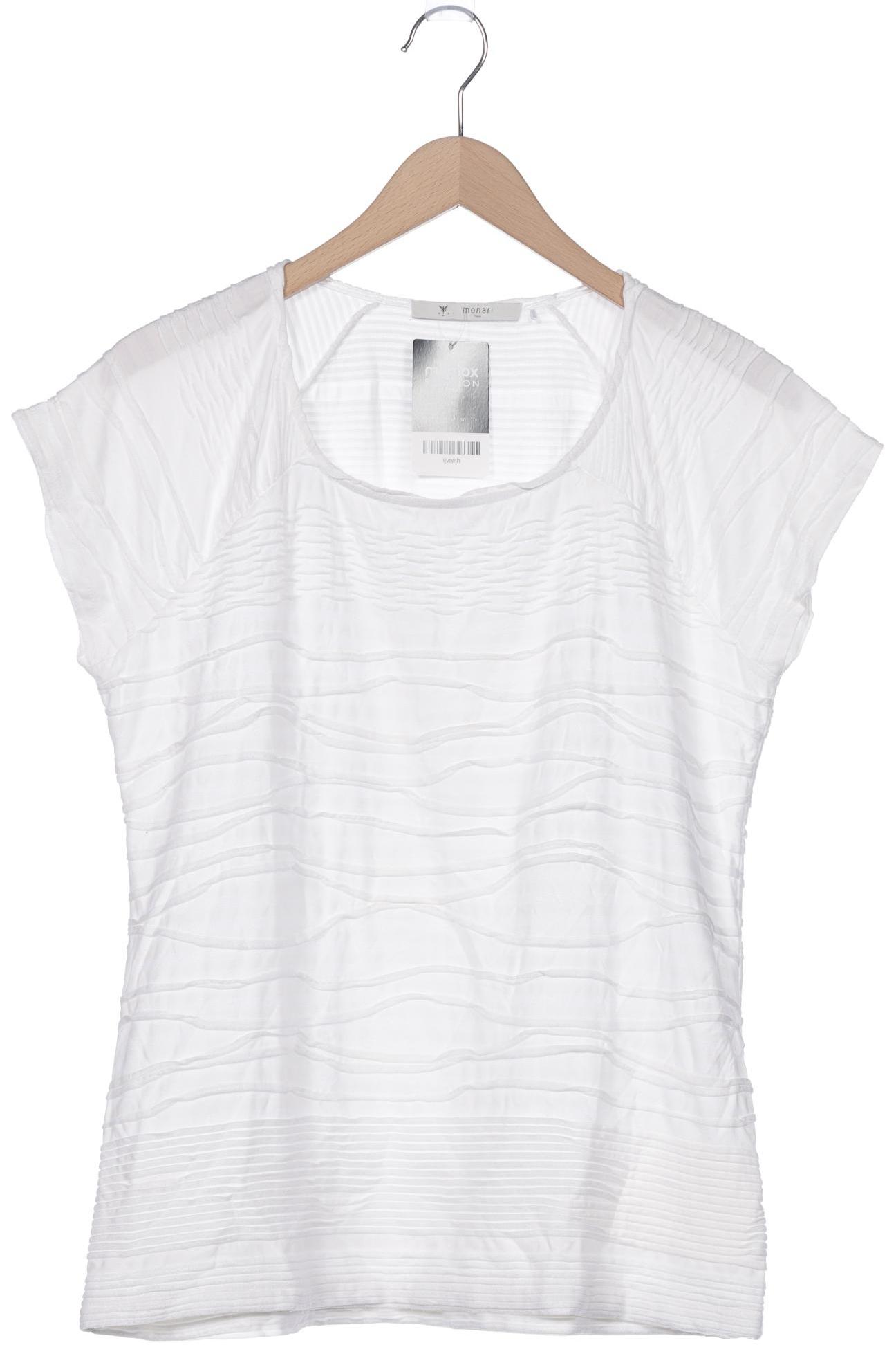 

monari Damen T-Shirt, weiß, Gr. 44