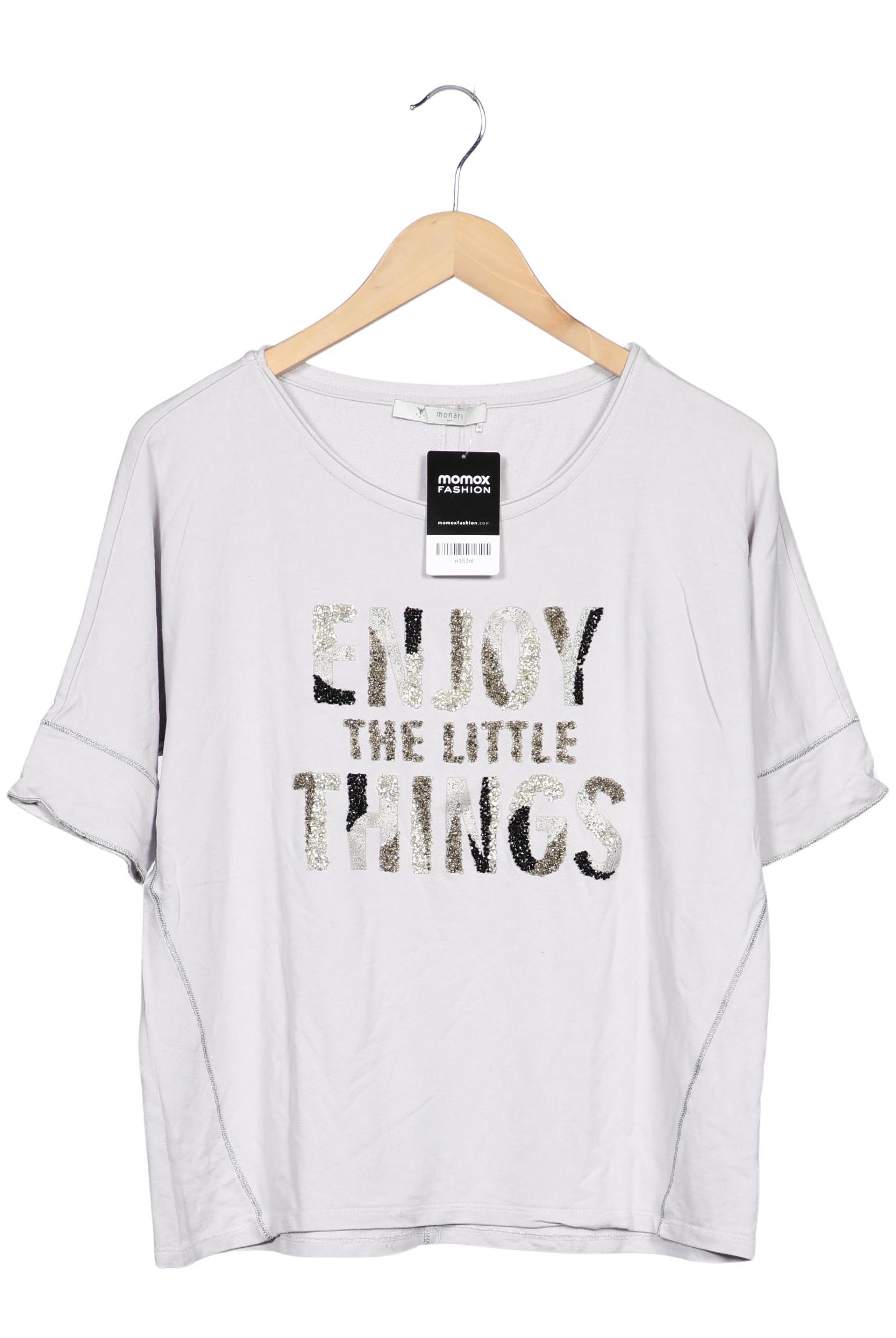 

monari Damen T-Shirt, grau, Gr. 38