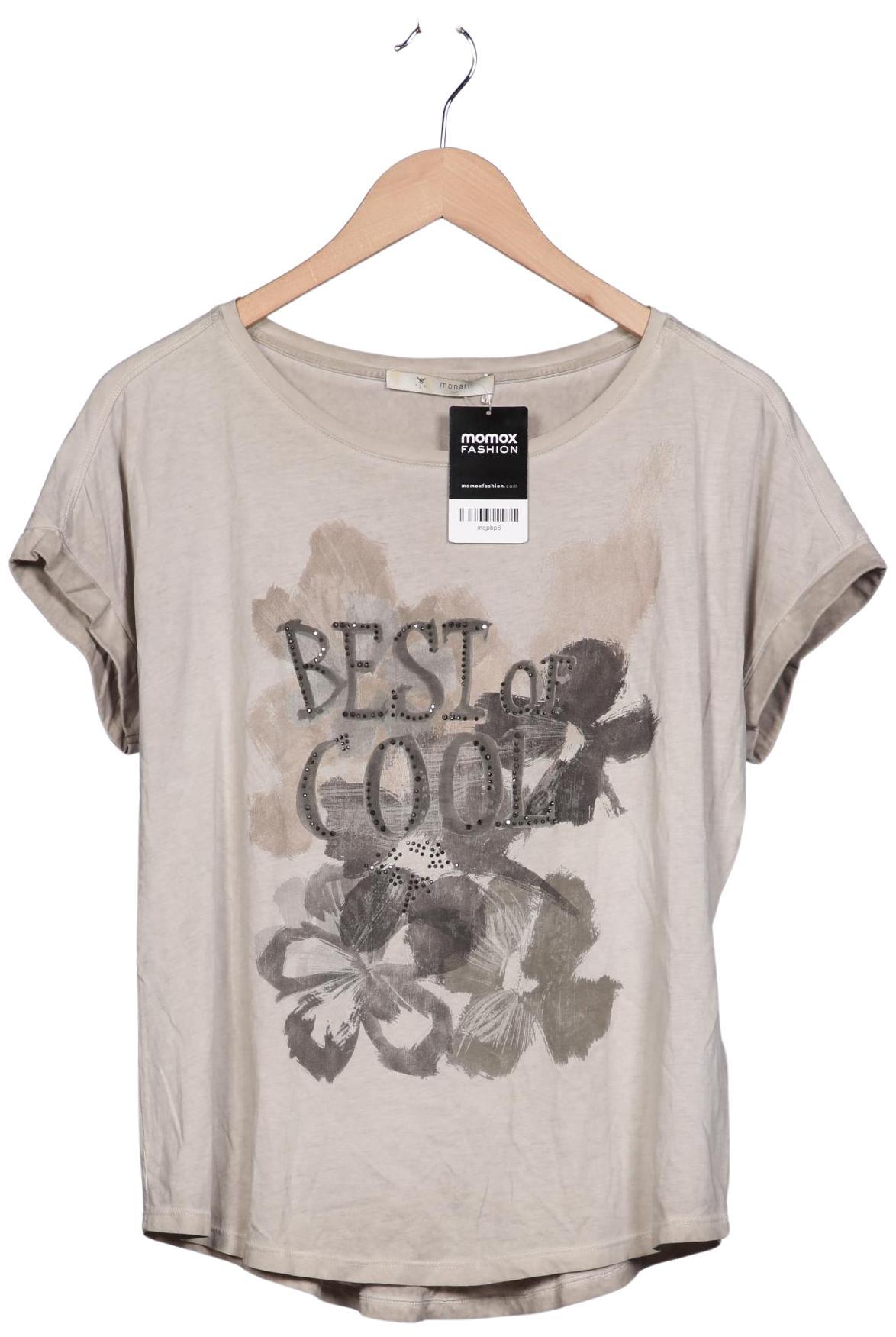 

monari Damen T-Shirt, beige, Gr. 40
