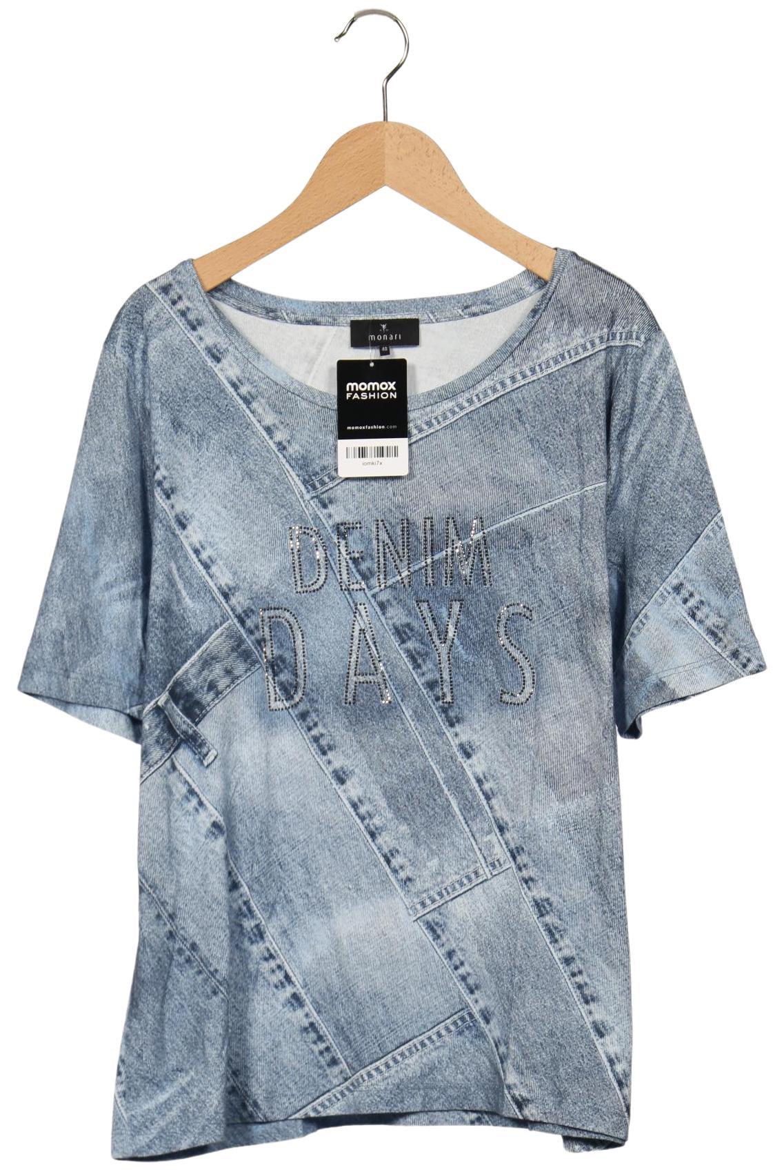 

monari Damen T-Shirt, blau, Gr. 40
