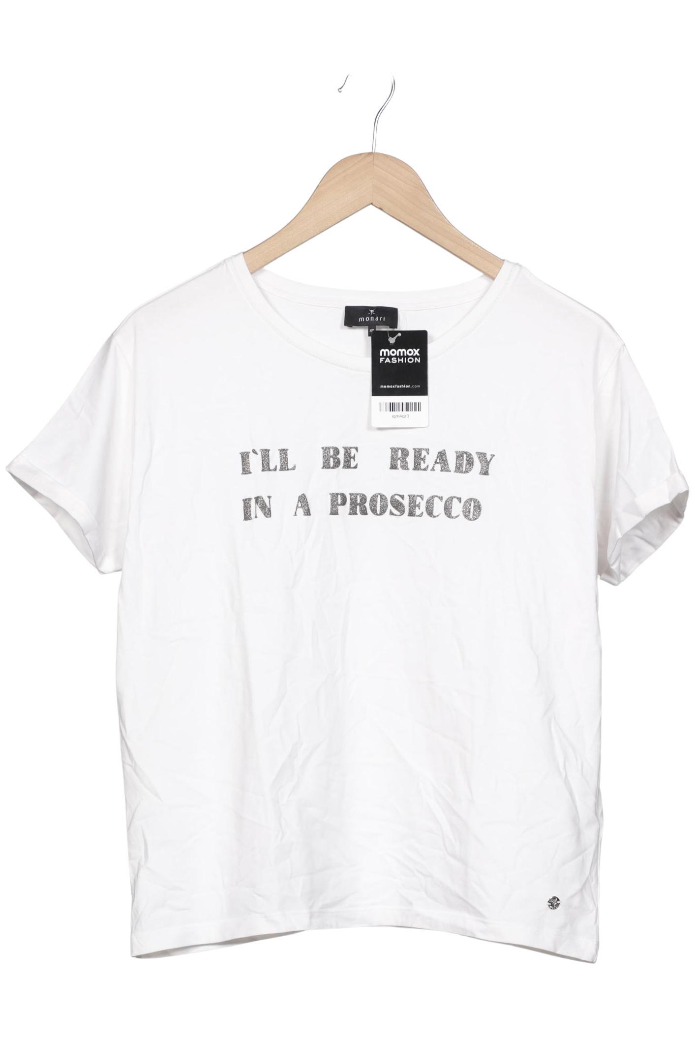 

monari Damen T-Shirt, weiß, Gr. 40