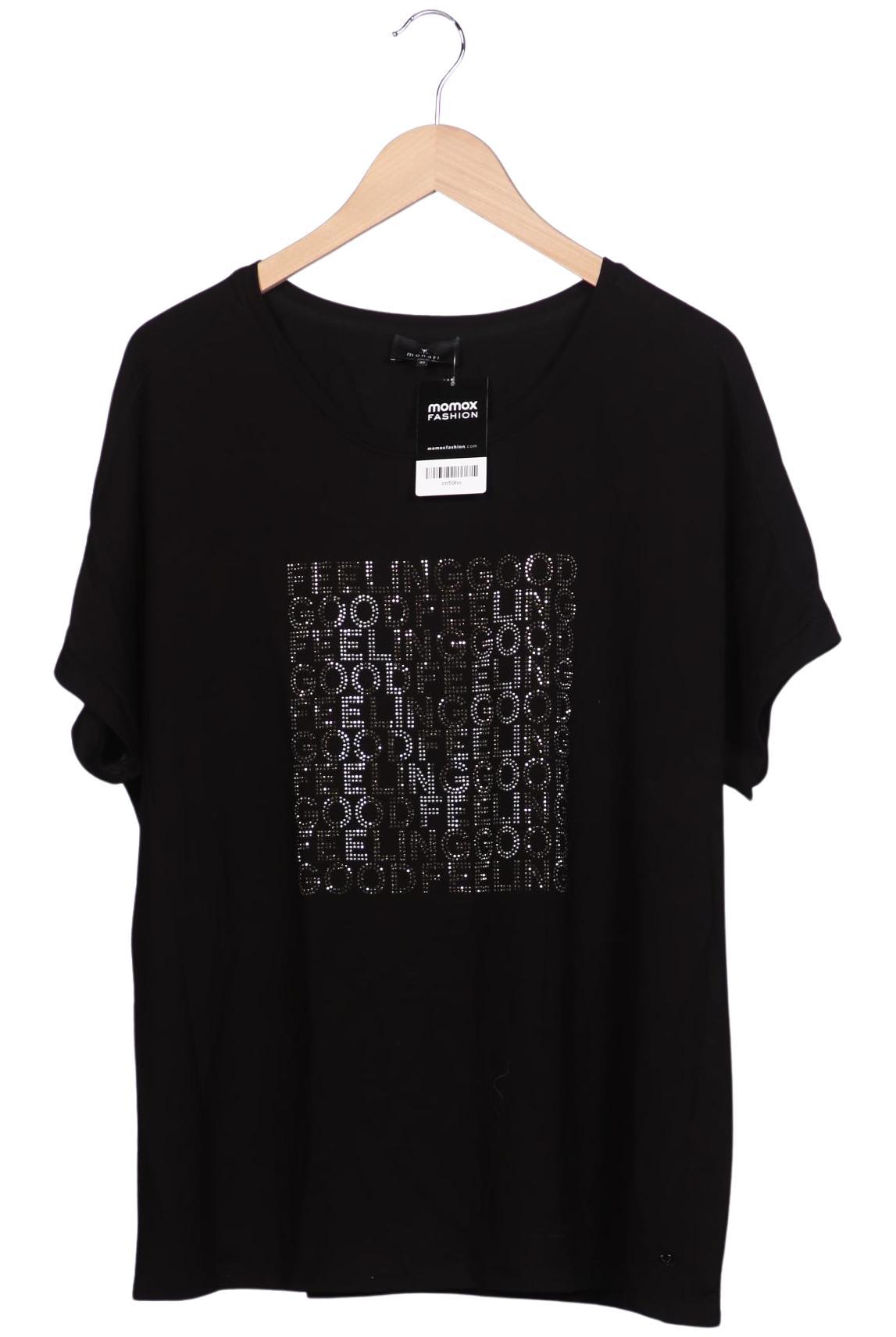 

monari Damen T-Shirt, schwarz, Gr. 46