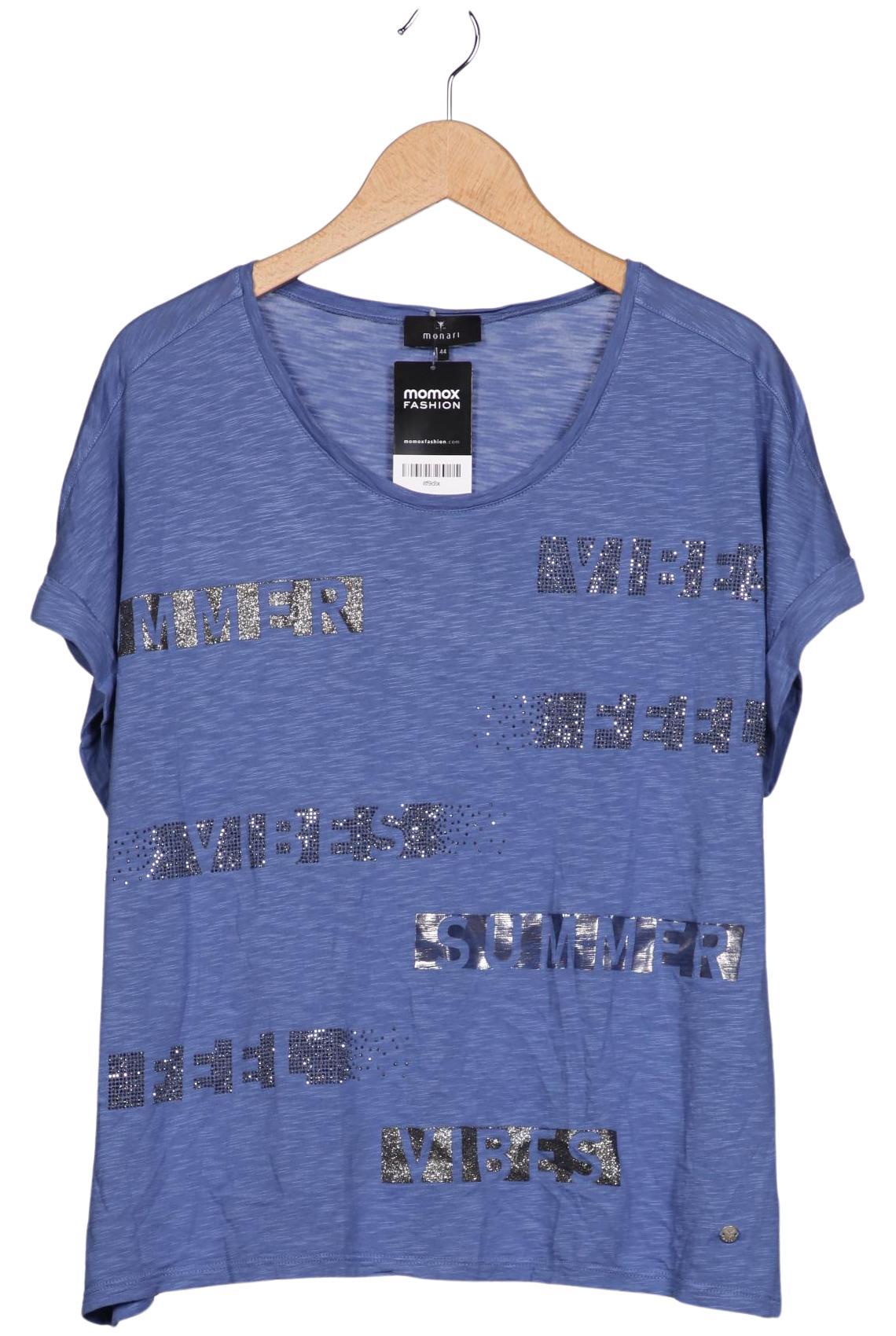 

monari Damen T-Shirt, blau, Gr. 44