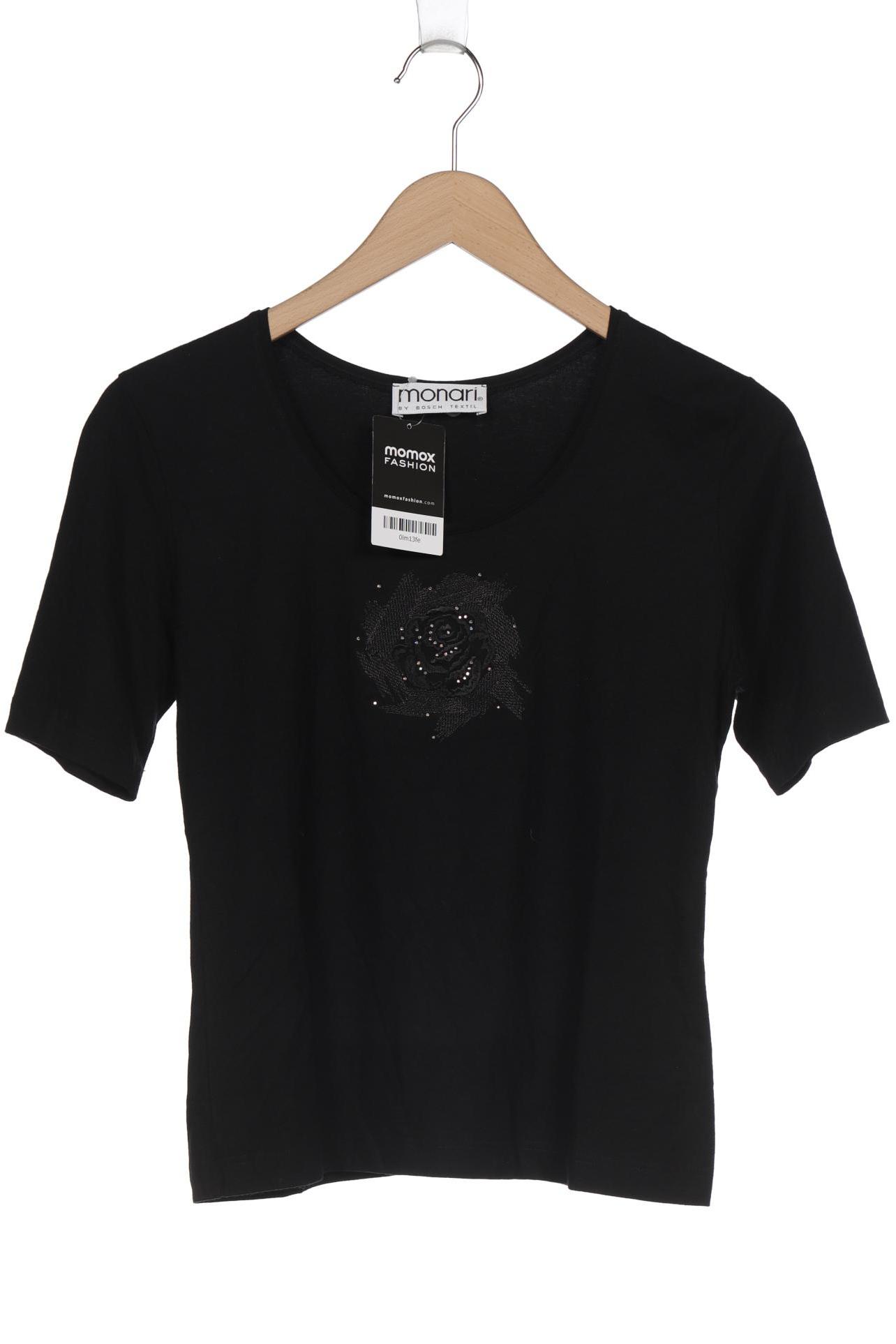

monari Damen T-Shirt, schwarz, Gr. uni