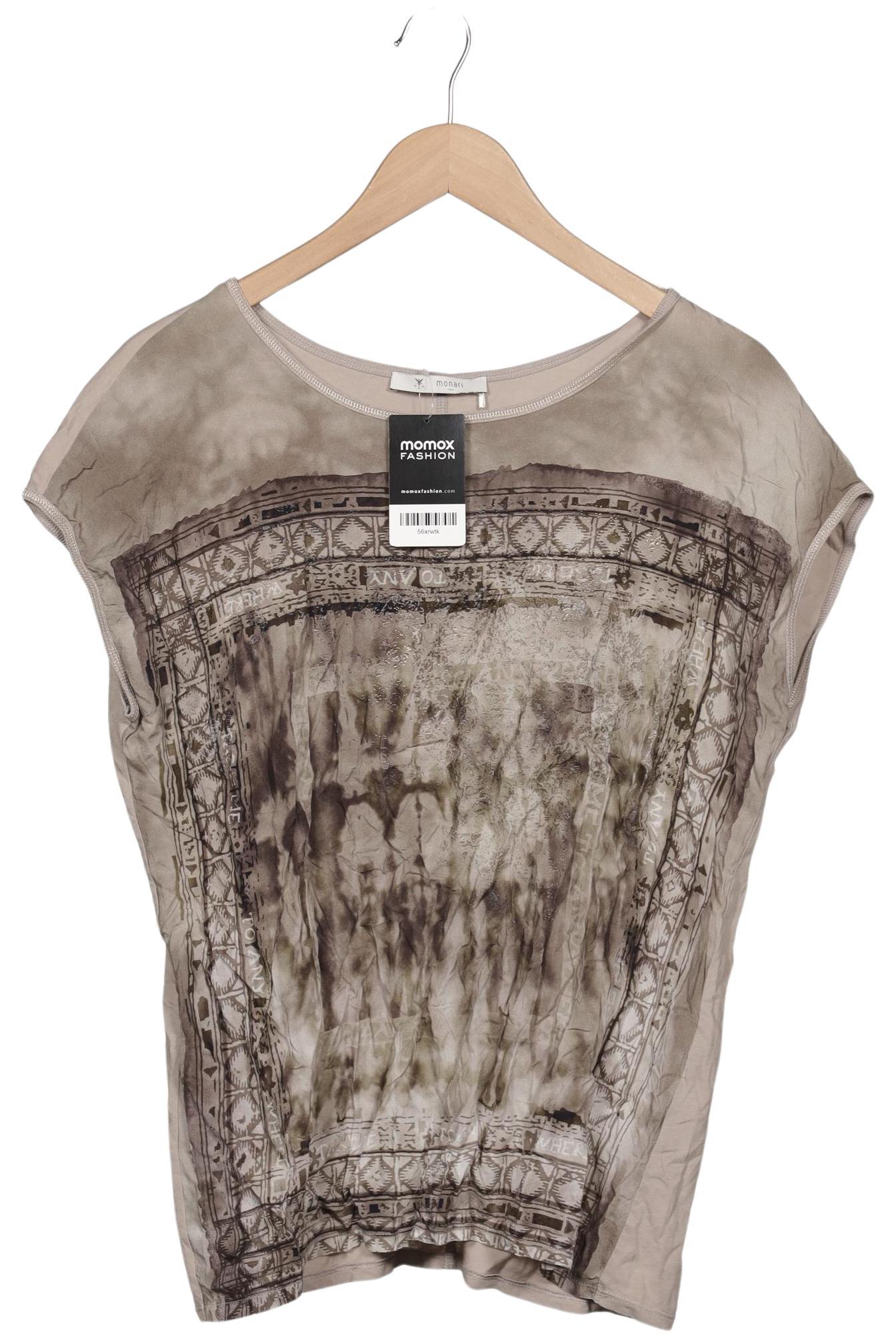 

monari Damen T-Shirt, beige, Gr. 44