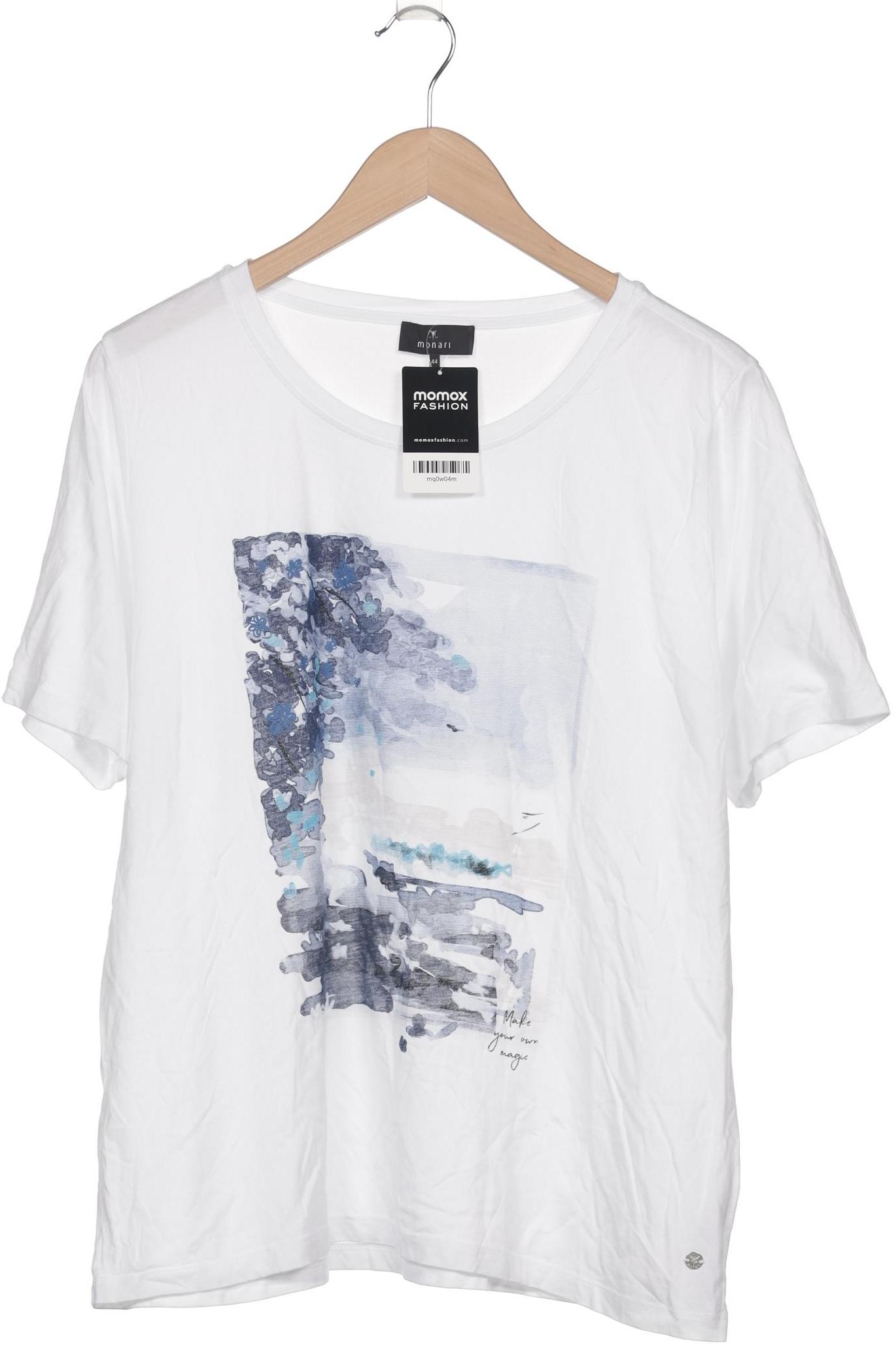 

monari Damen T-Shirt, weiß, Gr. 44